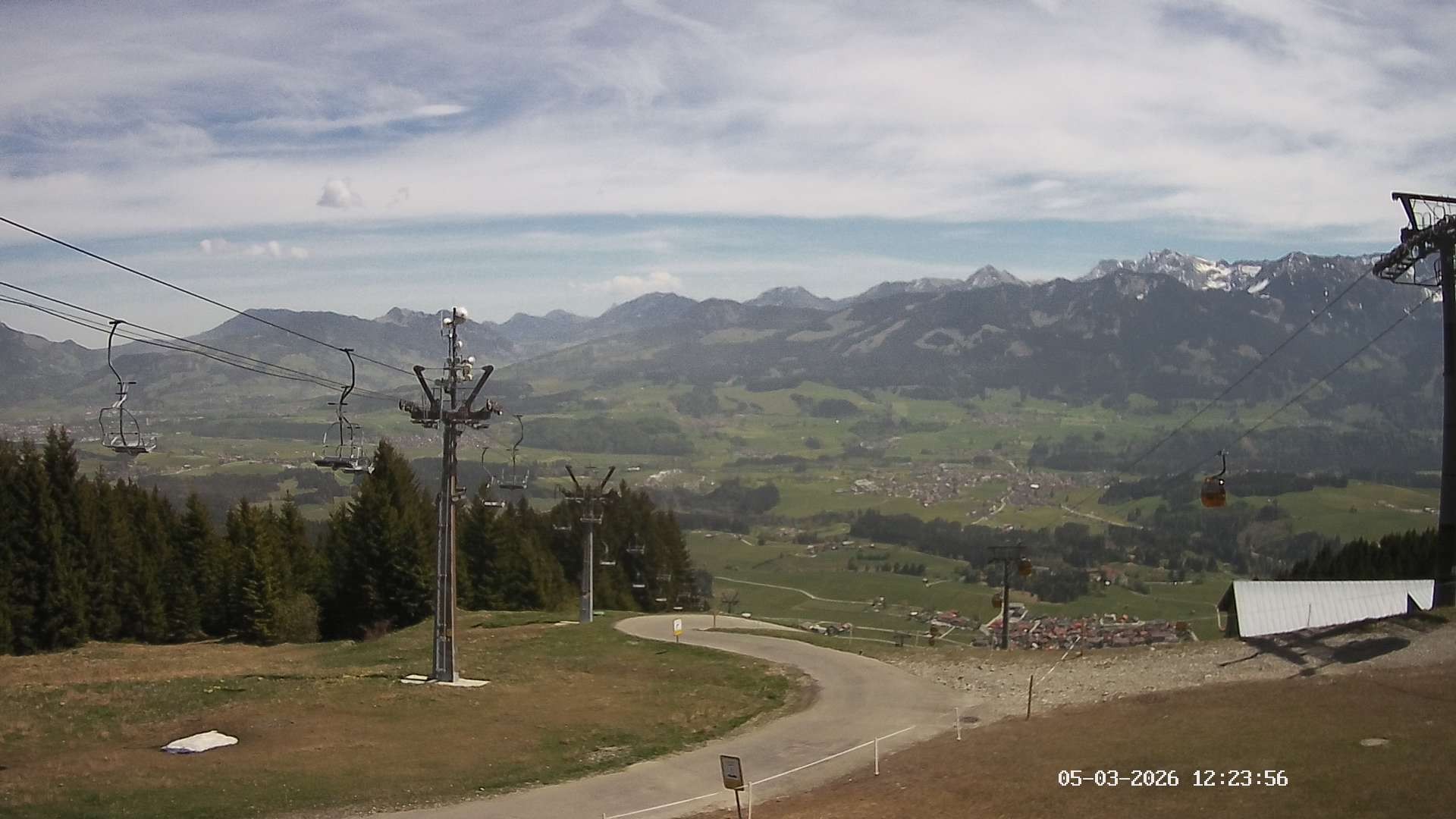 Archived image Webcam Hörnerbahn Bolsterlang