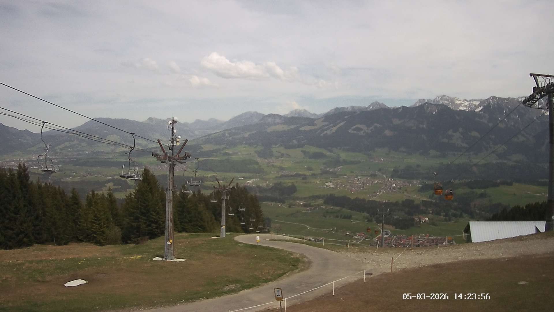 Archived image Webcam Hörnerbahn Bolsterlang