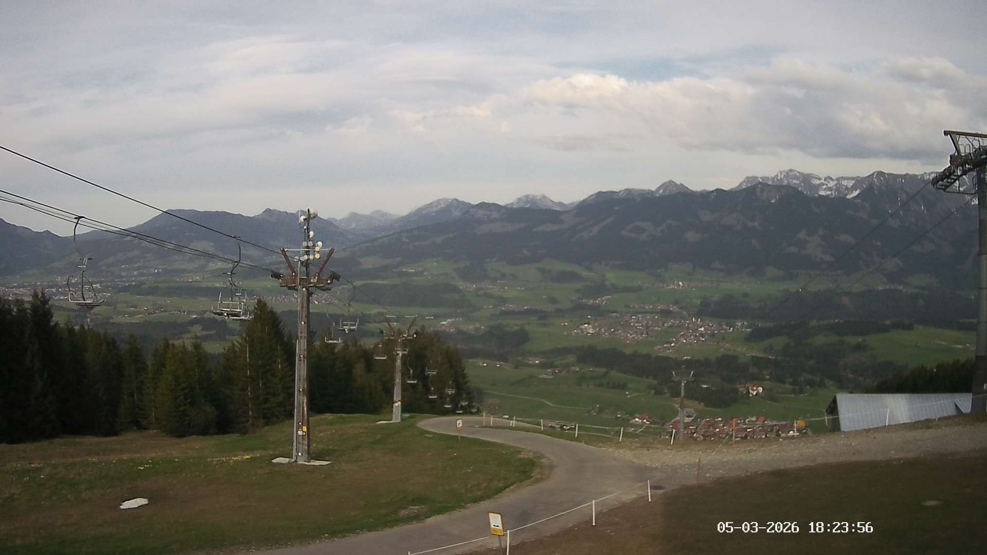 Archived image Webcam Hörnerbahn Bolsterlang