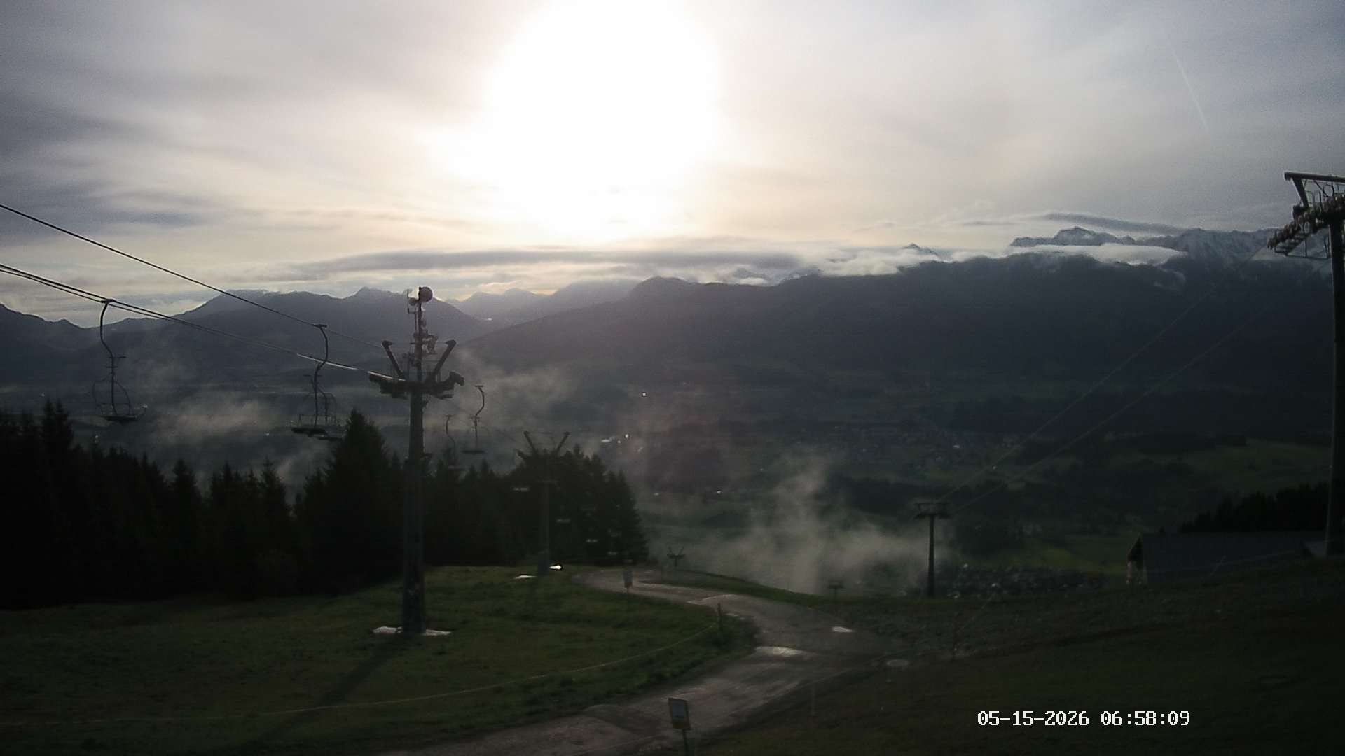 Archived image Webcam Hörnerbahn Bolsterlang