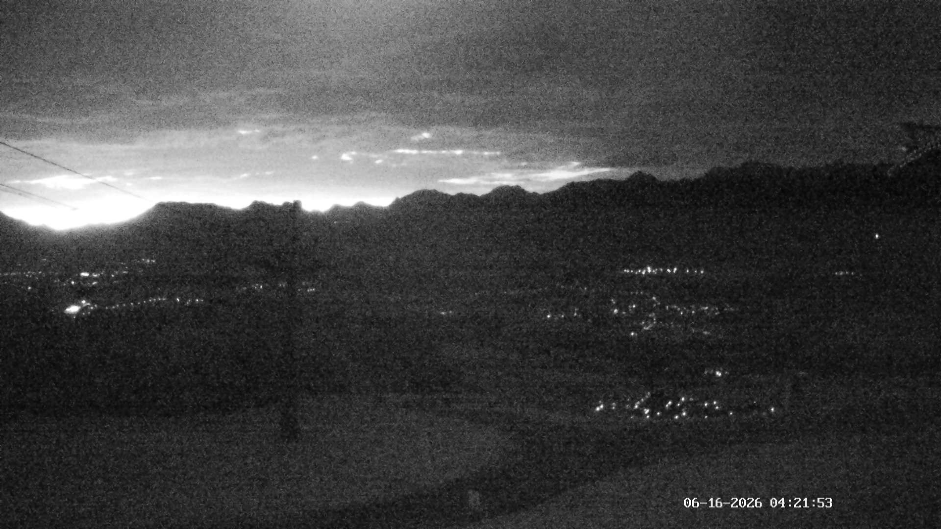 Archiv Foto Webcam Ausblick Mittelstation Hörnerbahn
