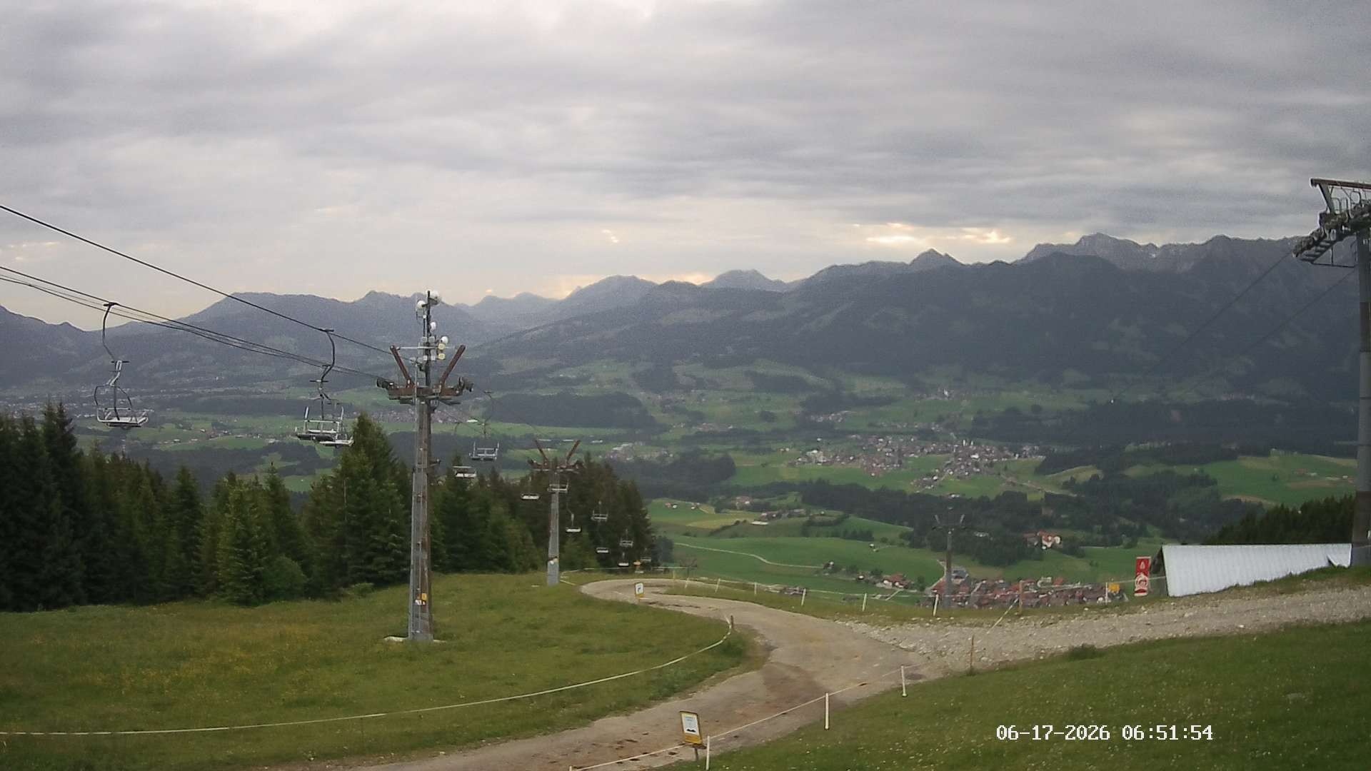 Archived image Webcam Hörnerbahn Bolsterlang