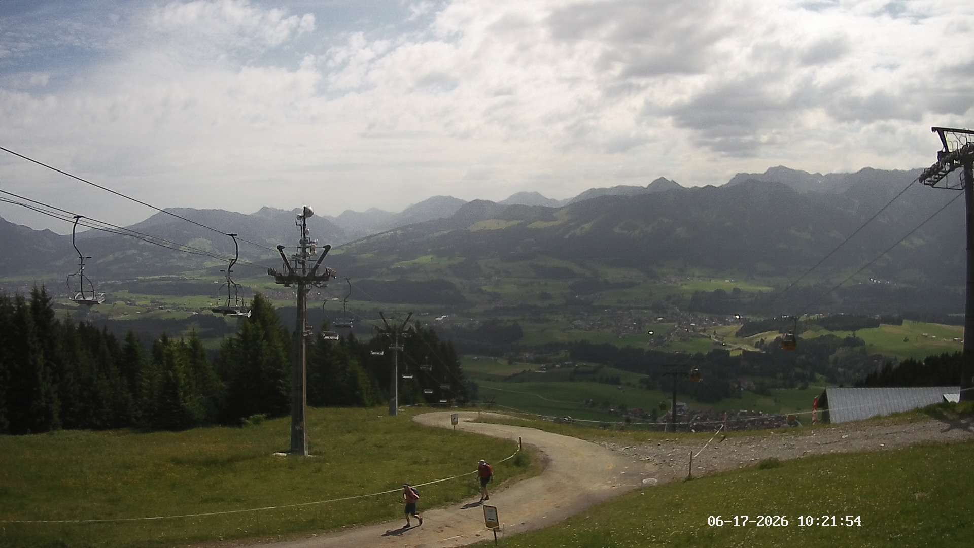 Archived image Webcam Hörnerbahn Bolsterlang