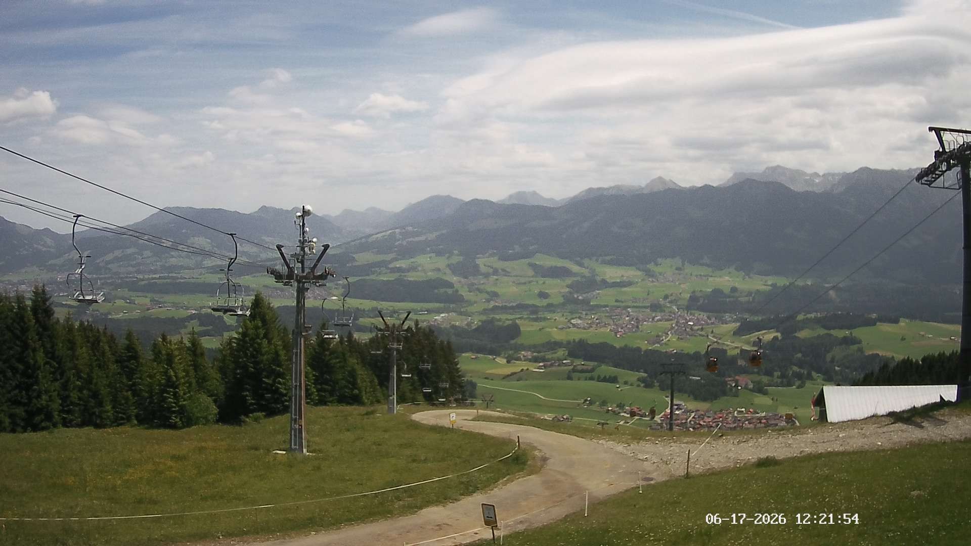 Archived image Webcam Hörnerbahn Bolsterlang