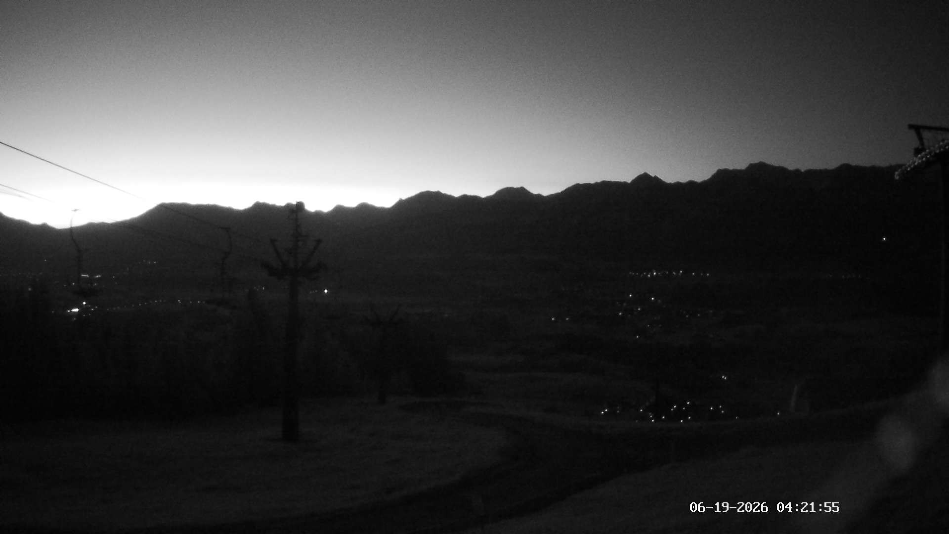 Archiv Foto Webcam Ausblick Mittelstation Hörnerbahn