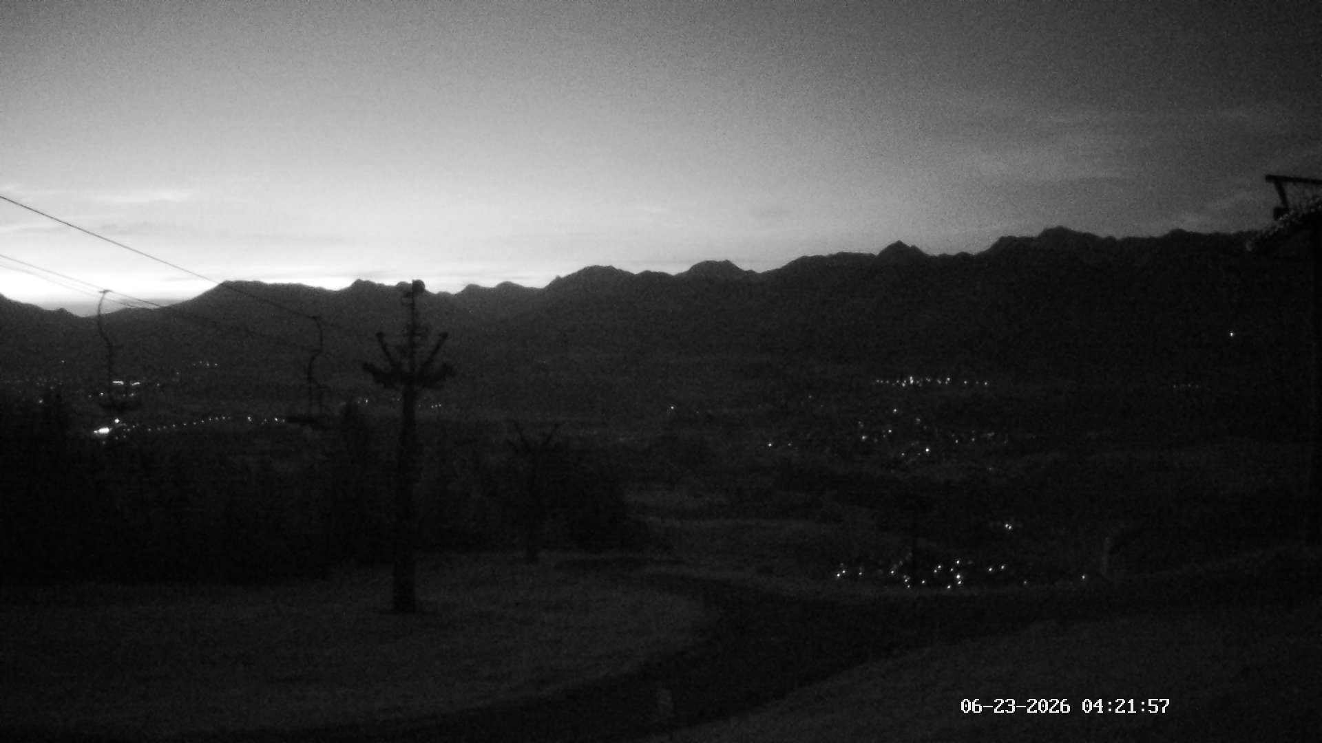 Archiv Foto Webcam Ausblick Mittelstation Hörnerbahn