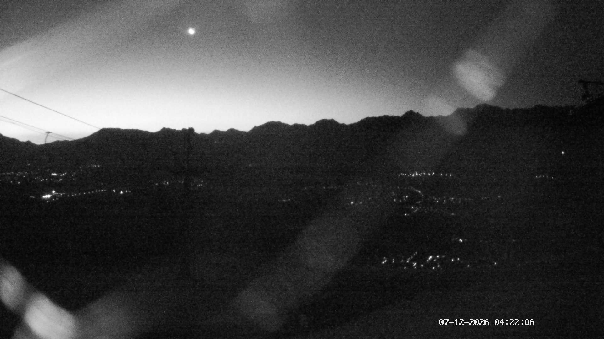 Archiv Foto Webcam Ausblick Mittelstation Hörnerbahn
