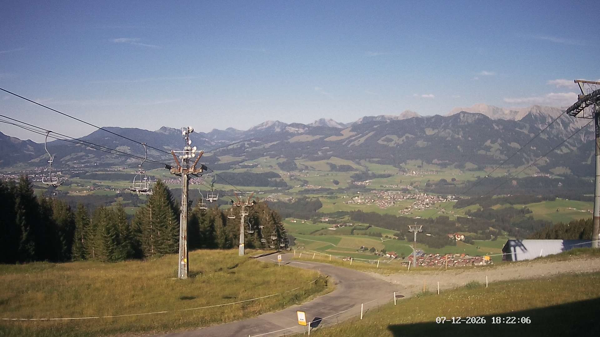 Archived image Webcam Hörnerbahn Bolsterlang