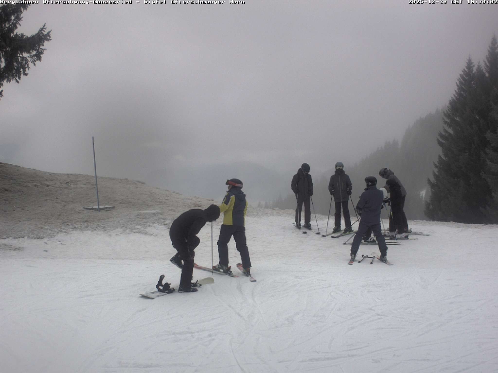 Archiv Foto Webcam Gipfel Ofterschwanger Horn, 1.406 m