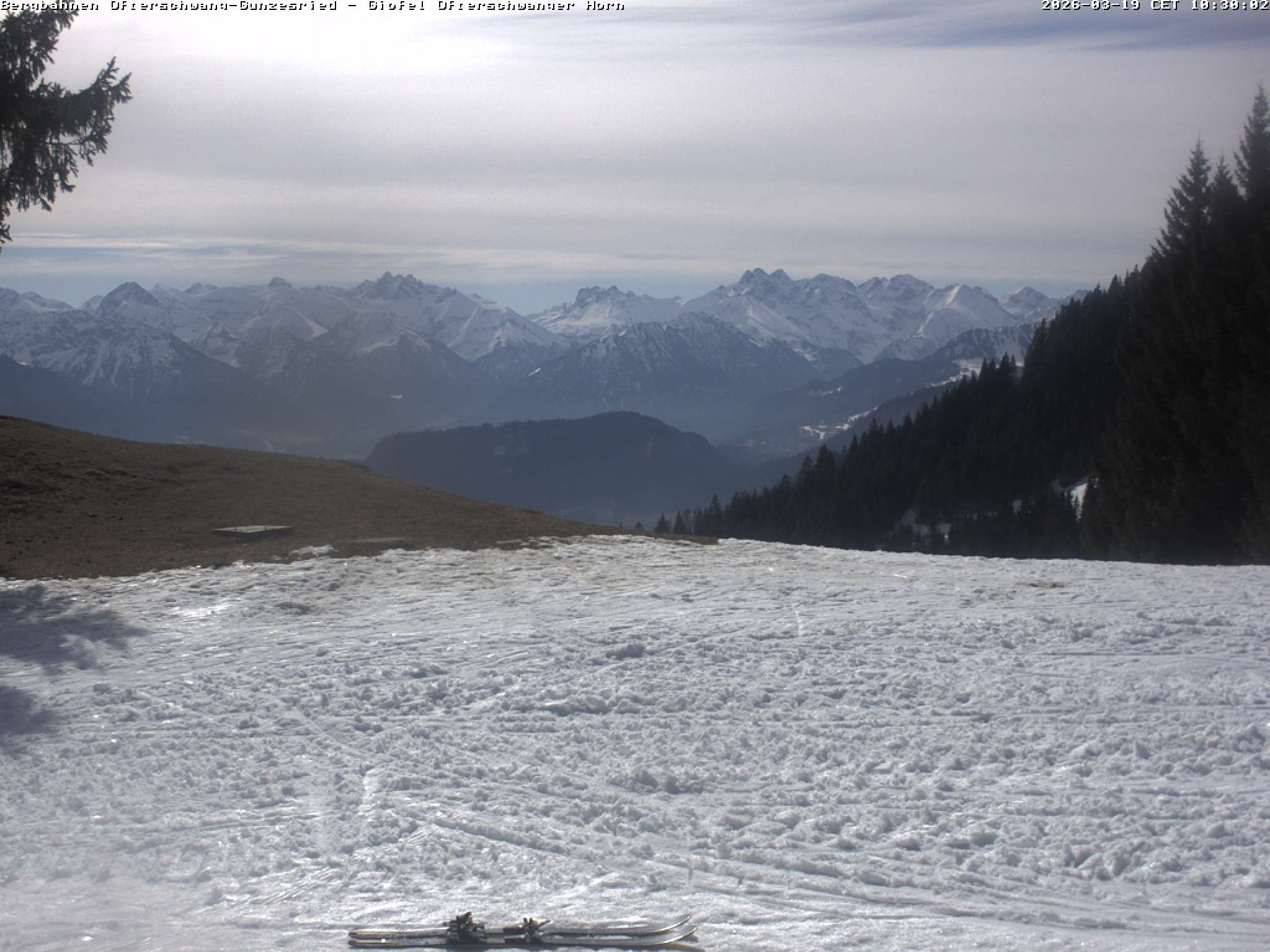 Archiv Foto Webcam Gipfel Ofterschwanger Horn, 1.406 m