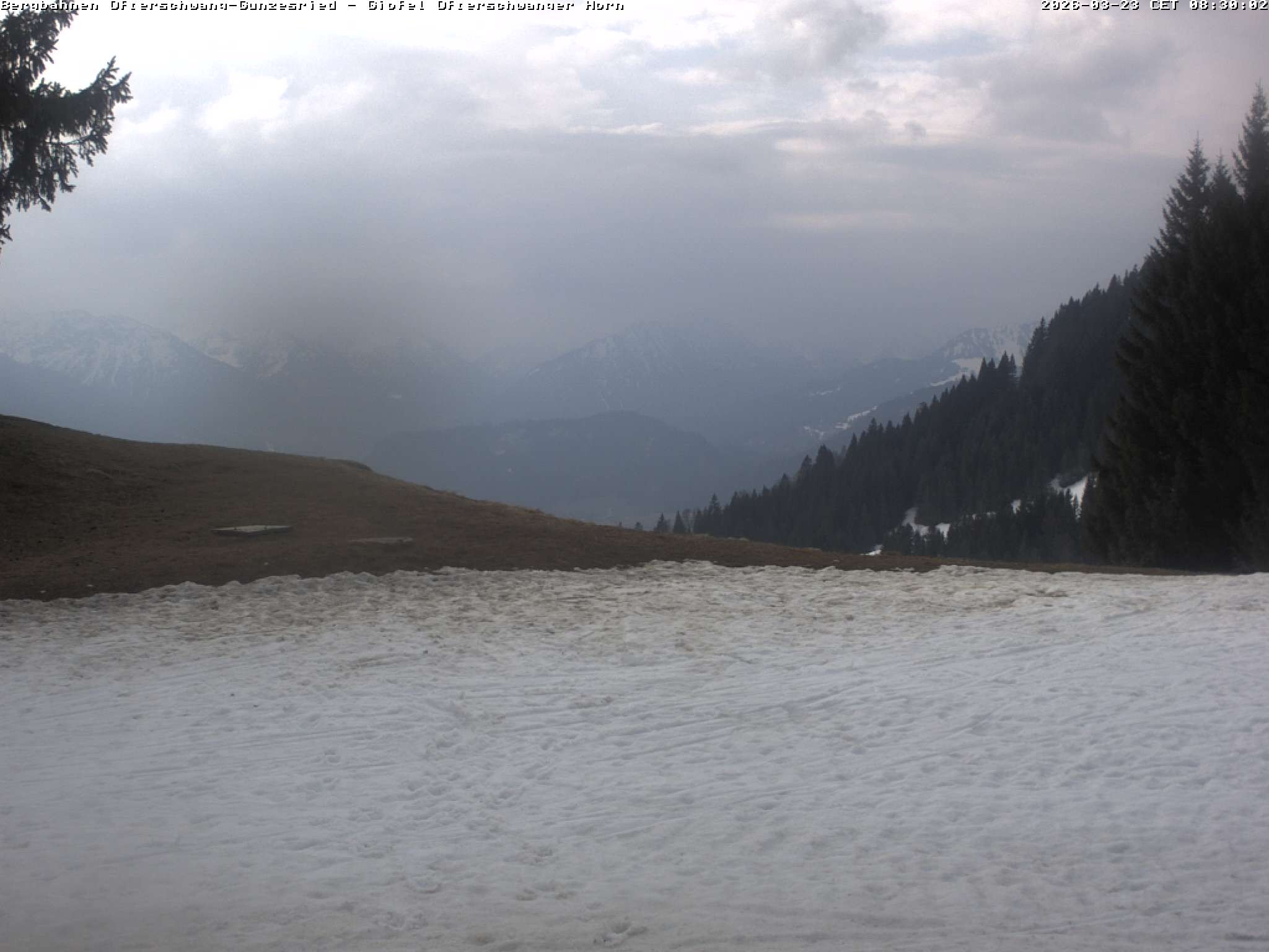 Archiv Foto Webcam Gipfel Ofterschwanger Horn, 1.406 m