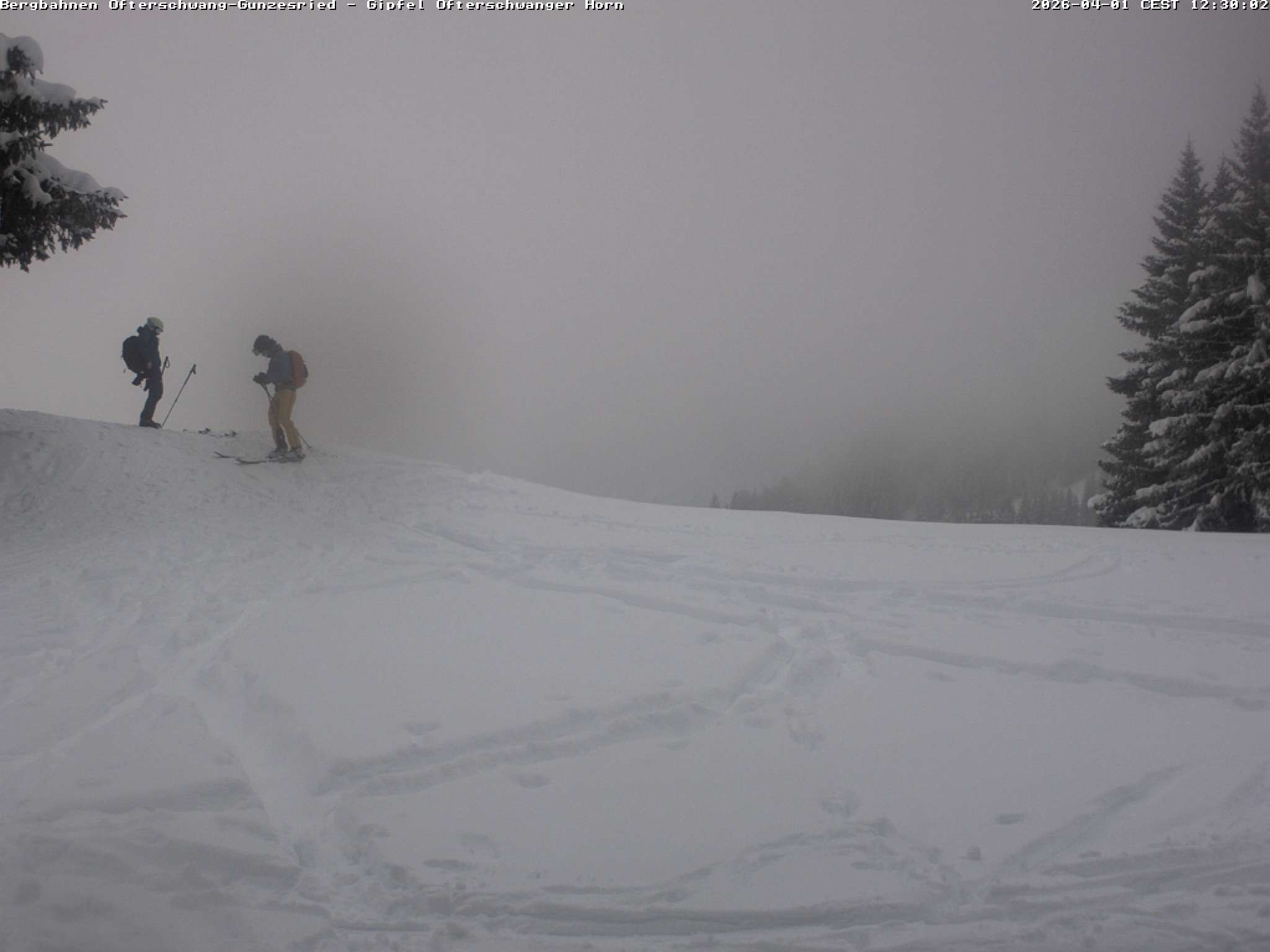 Archiv Foto Webcam Gipfel Ofterschwanger Horn, 1.406 m