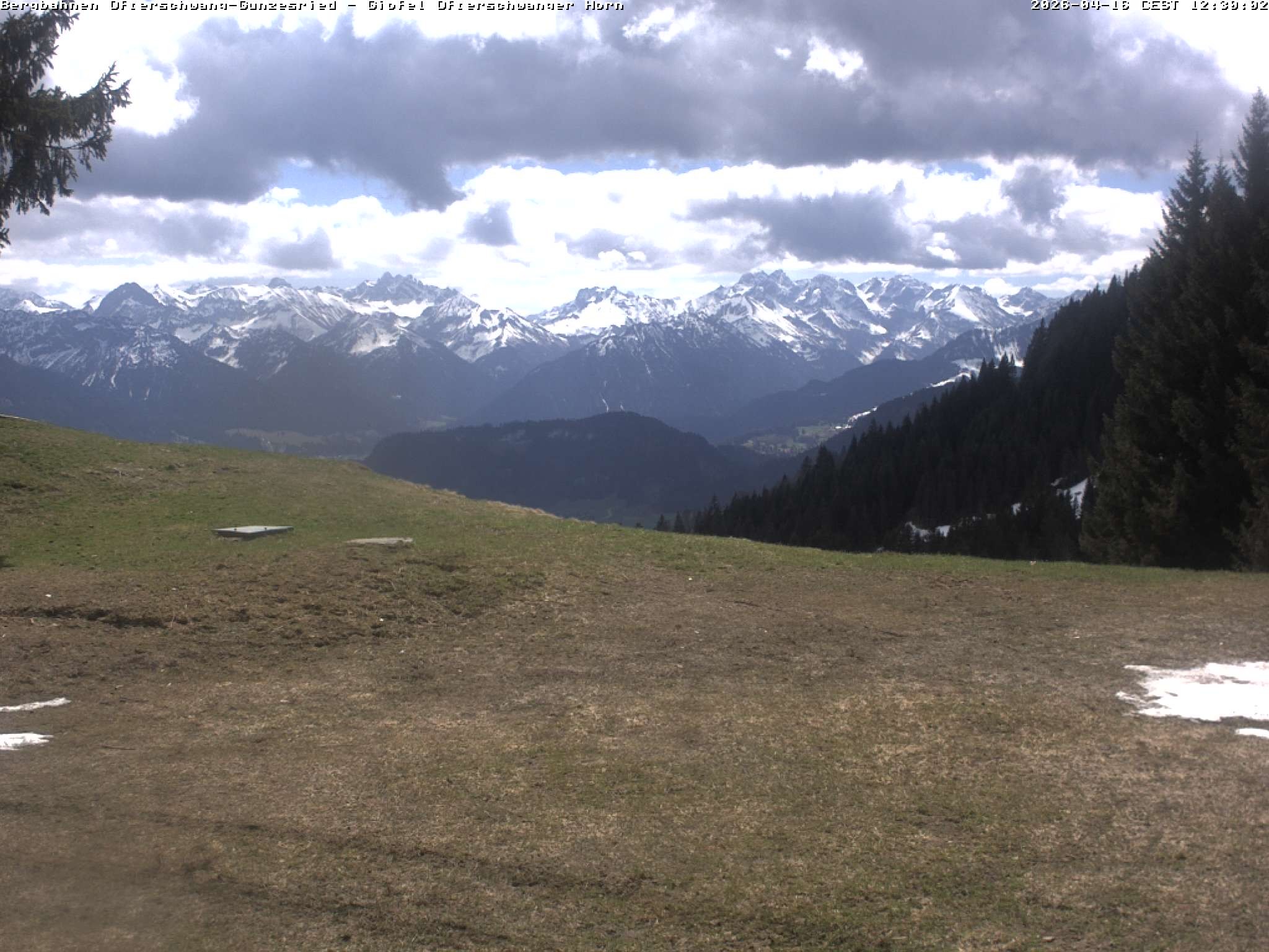 Archiv Foto Webcam Gipfel Ofterschwanger Horn, 1.406 m