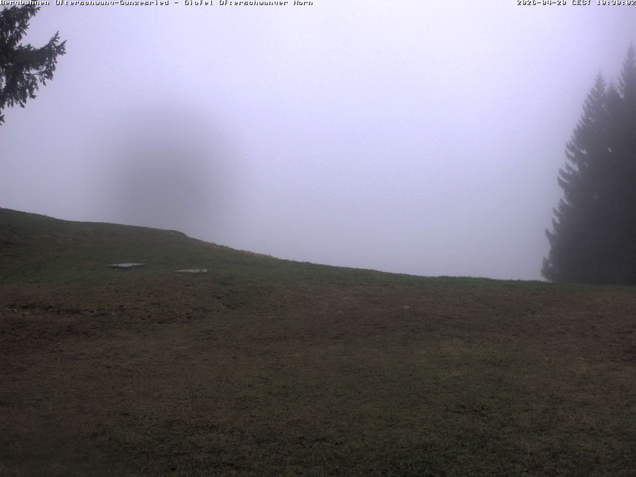 Archiv Foto Webcam Gipfel Ofterschwanger Horn, 1.406 m