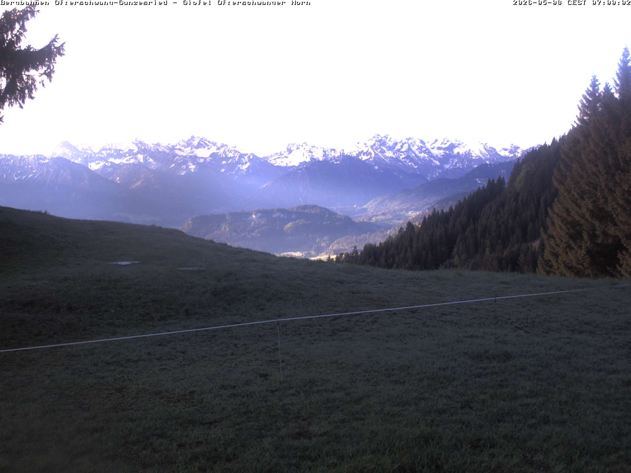 Archiv Foto Webcam Gipfel Ofterschwanger Horn, 1.406 m
