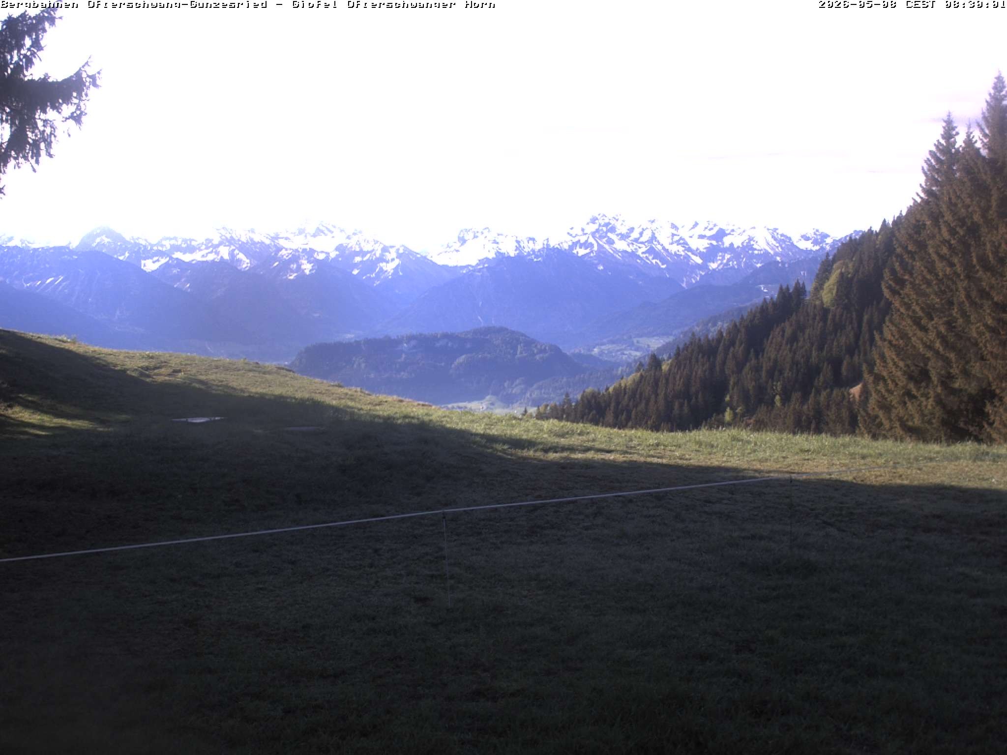 Archiv Foto Webcam Gipfel Ofterschwanger Horn, 1.406 m