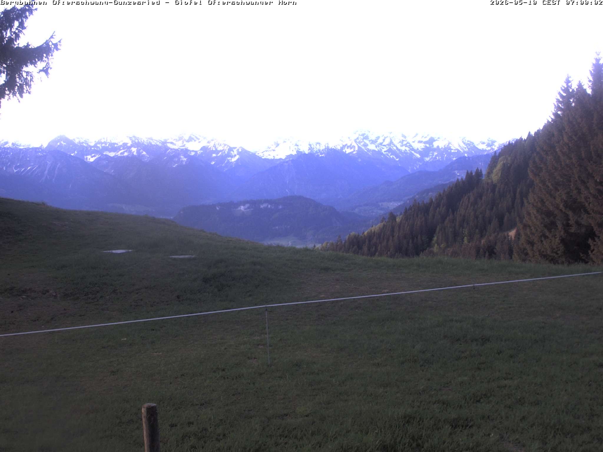 Archiv Foto Webcam Gipfel Ofterschwanger Horn, 1.406 m