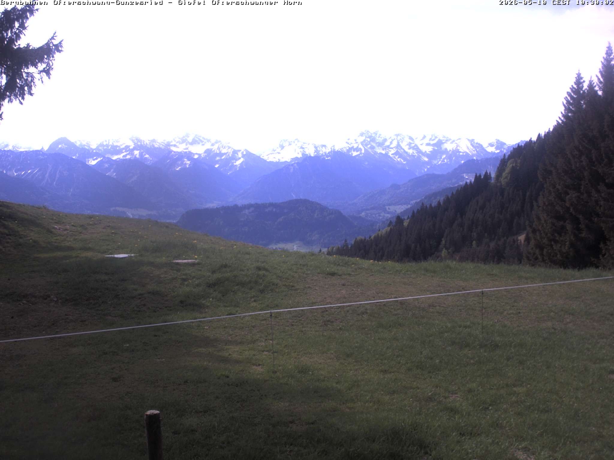 Archiv Foto Webcam Gipfel Ofterschwanger Horn, 1.406 m