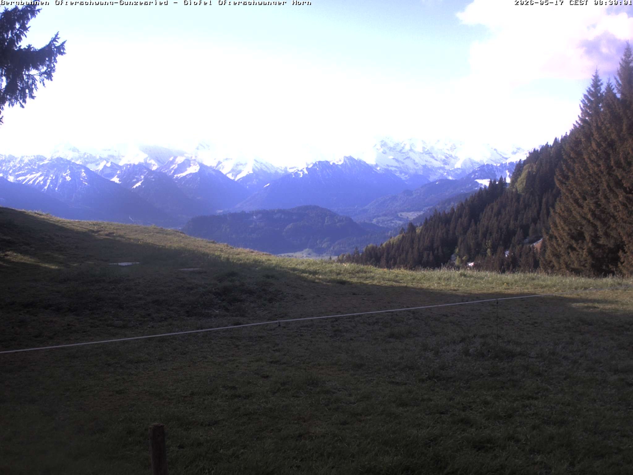 Archiv Foto Webcam Gipfel Ofterschwanger Horn, 1.406 m