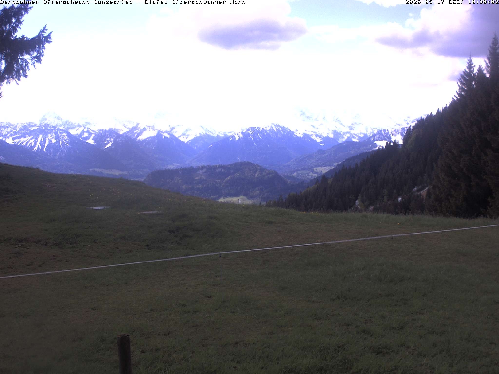 Archiv Foto Webcam Gipfel Ofterschwanger Horn, 1.406 m