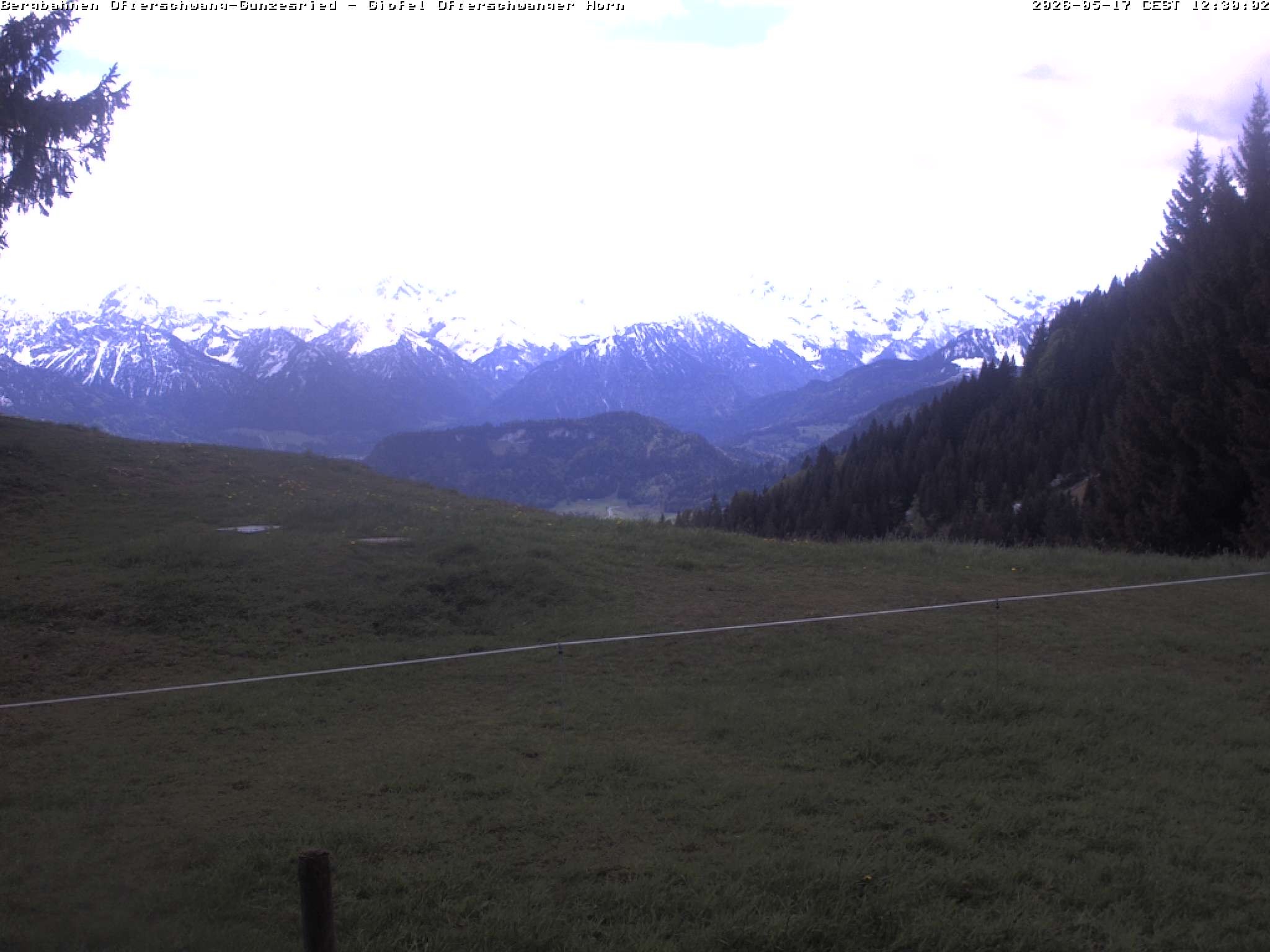 Archiv Foto Webcam Gipfel Ofterschwanger Horn, 1.406 m