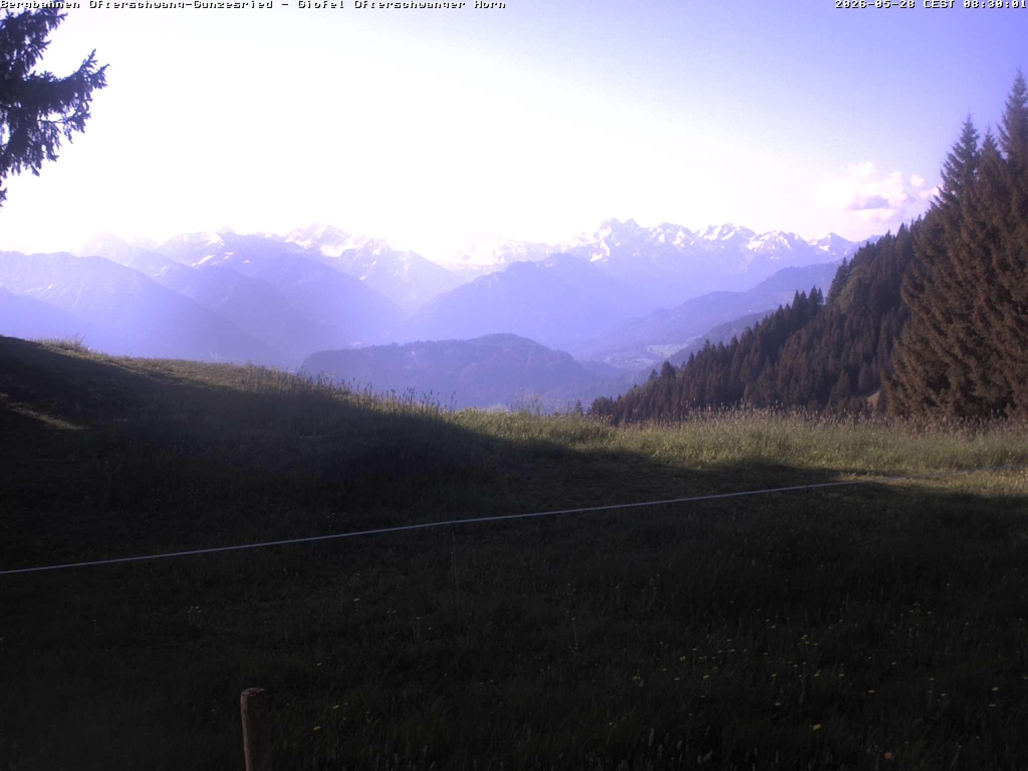 Archived image Webcam Peak of "Ofterschwanger Horn", 1.406 m