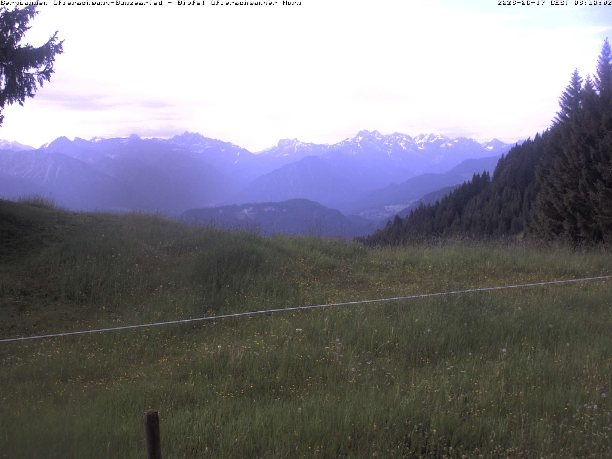 Archiv Foto Webcam Gipfel Ofterschwanger Horn, 1.406 m