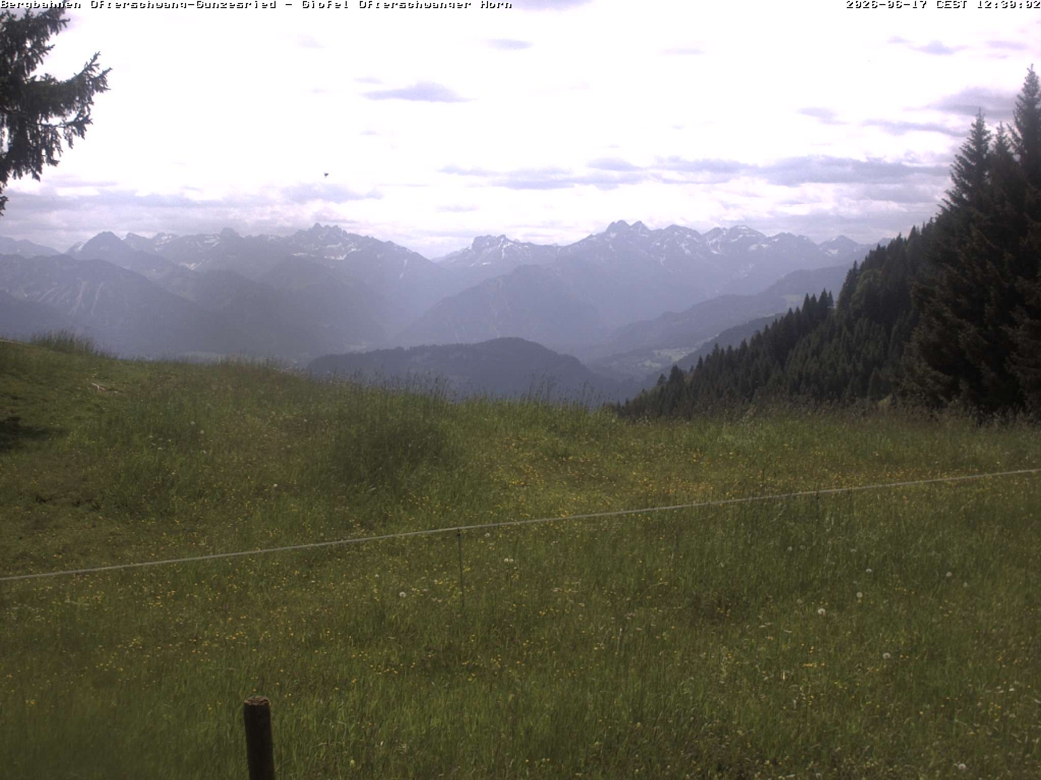 Archiv Foto Webcam Gipfel Ofterschwanger Horn, 1.406 m