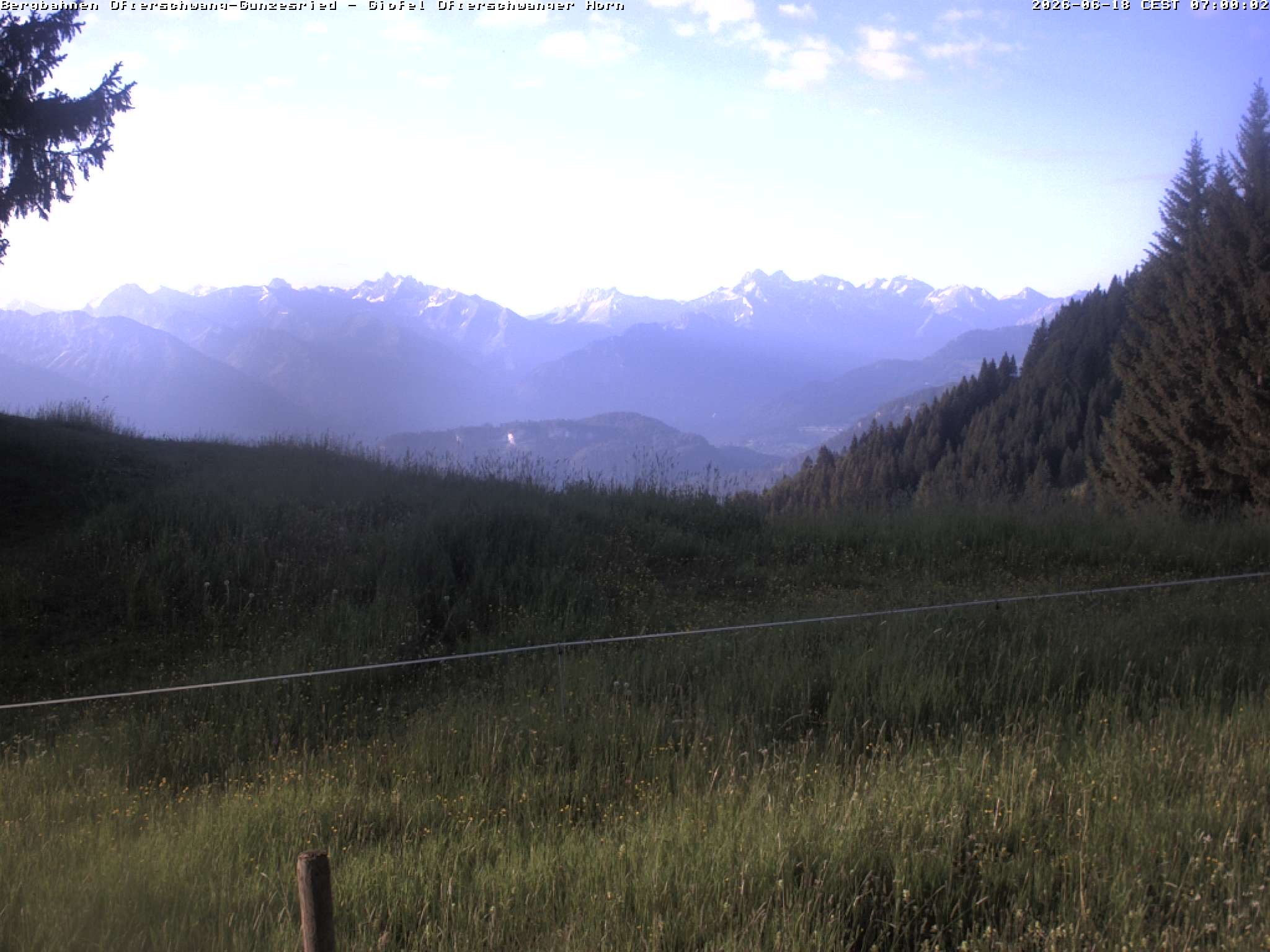 Archiv Foto Webcam Gipfel Ofterschwanger Horn, 1.406 m