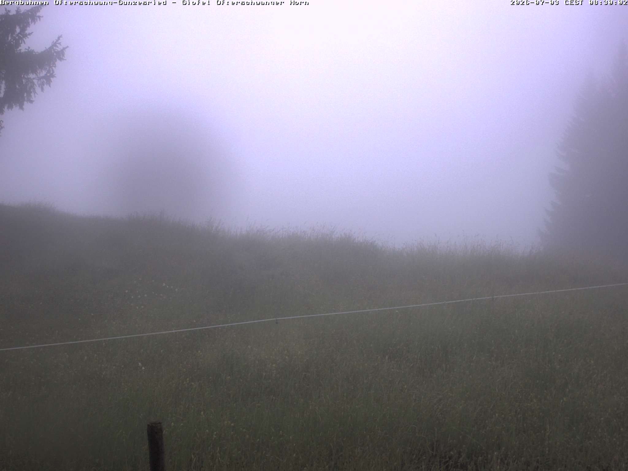 Archived image Webcam Peak of "Ofterschwanger Horn", 1.406 m