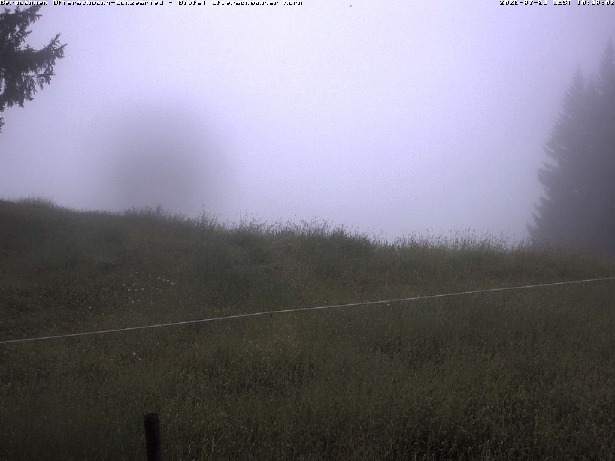 Archiv Foto Webcam Gipfel Ofterschwanger Horn, 1.406 m