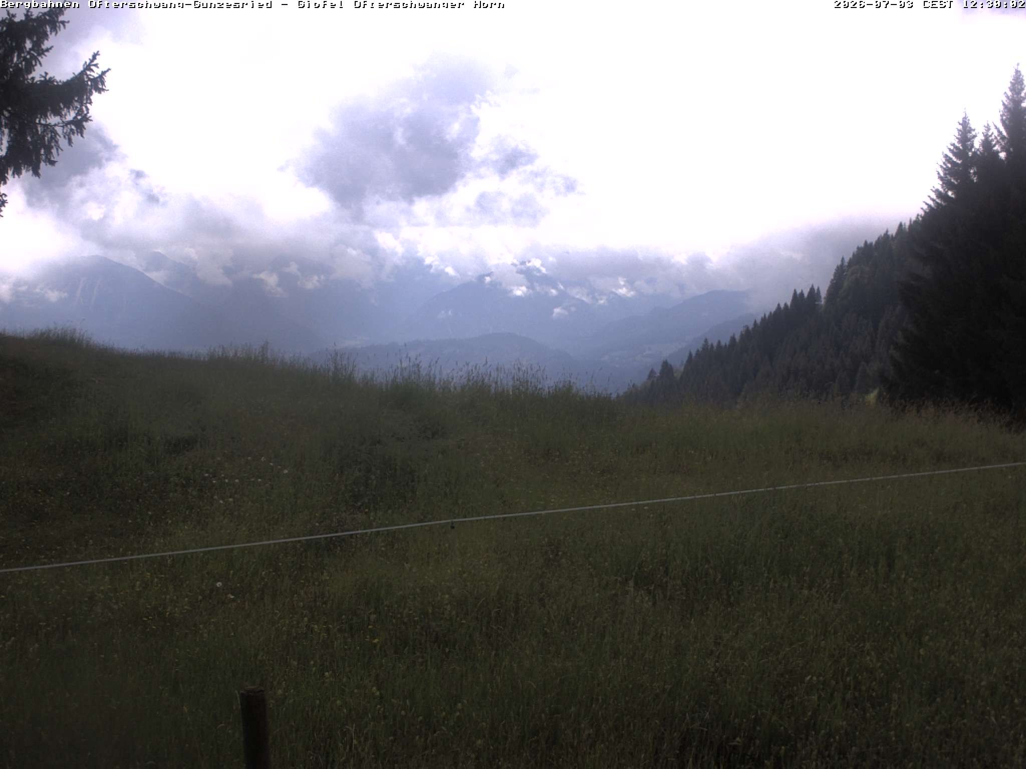 Archiv Foto Webcam Gipfel Ofterschwanger Horn, 1.406 m
