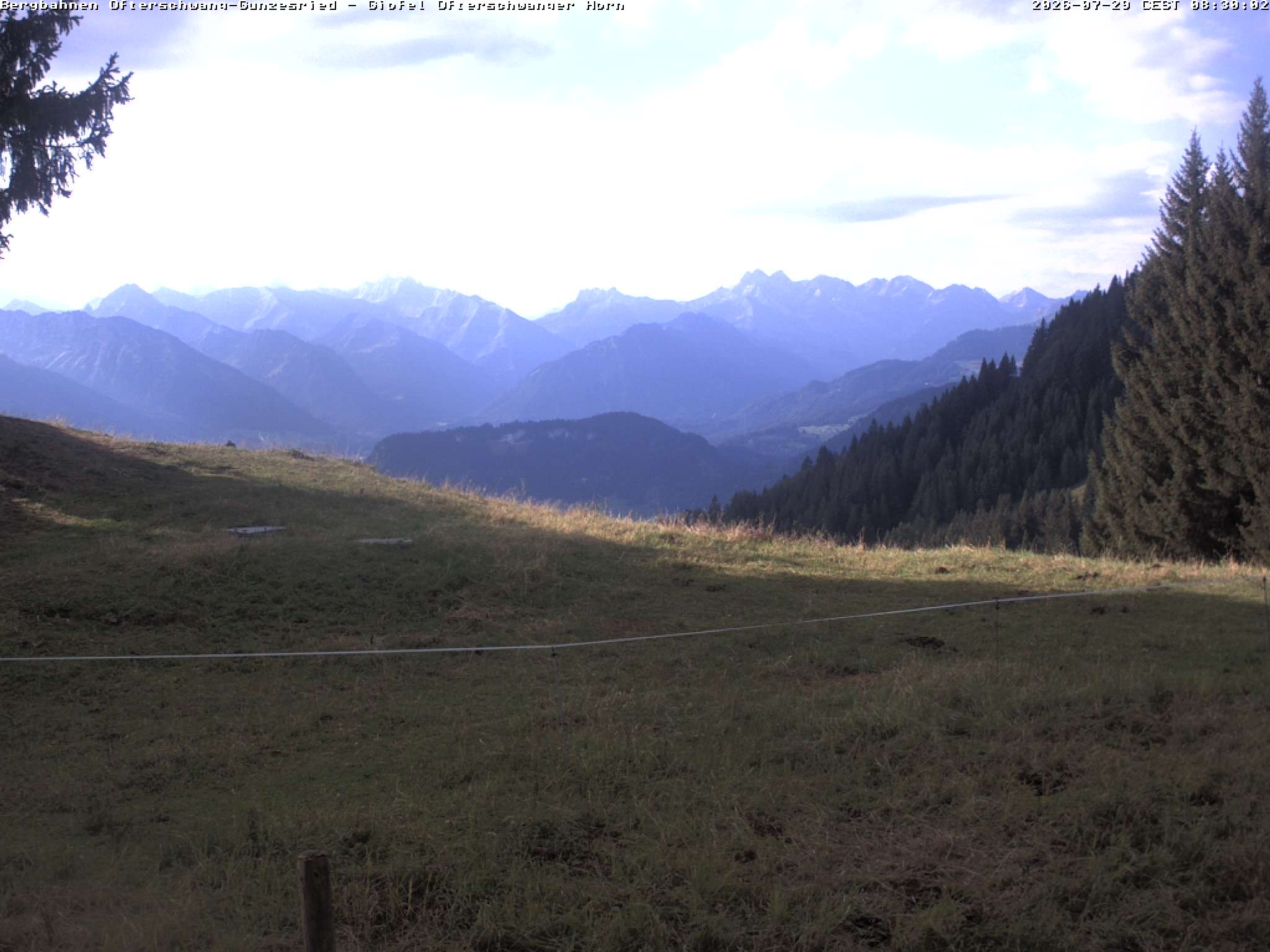 Archiv Foto Webcam Gipfel Ofterschwanger Horn, 1.406 m