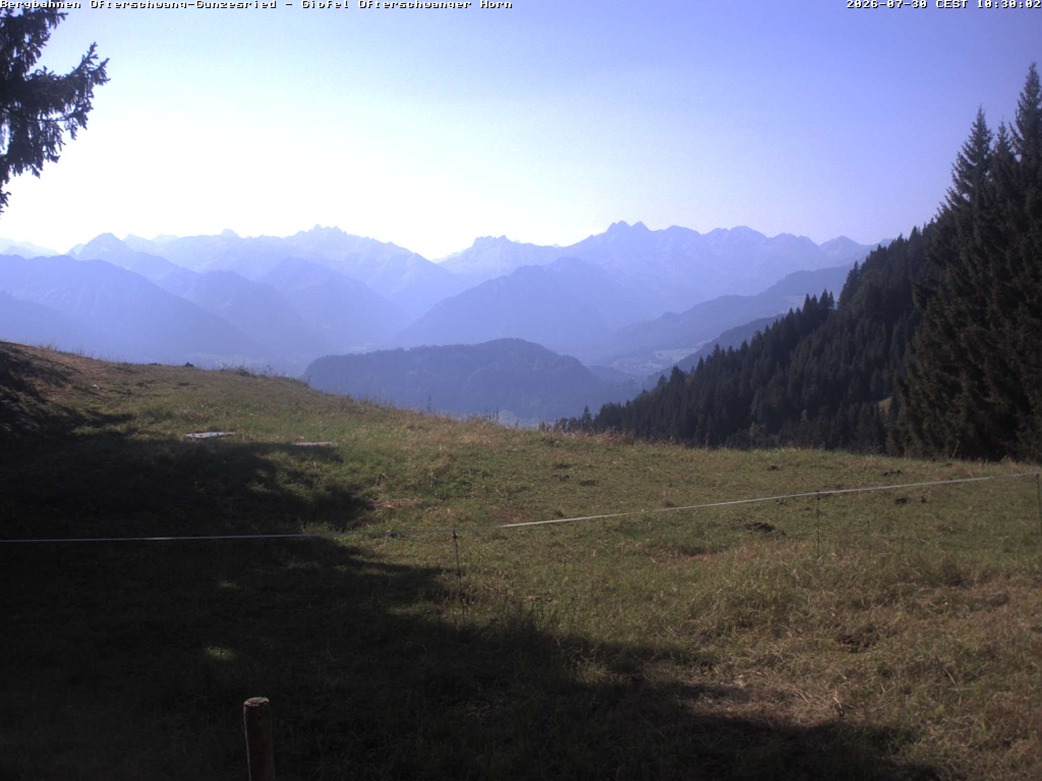 Archiv Foto Webcam Gipfel Ofterschwanger Horn, 1.406 m