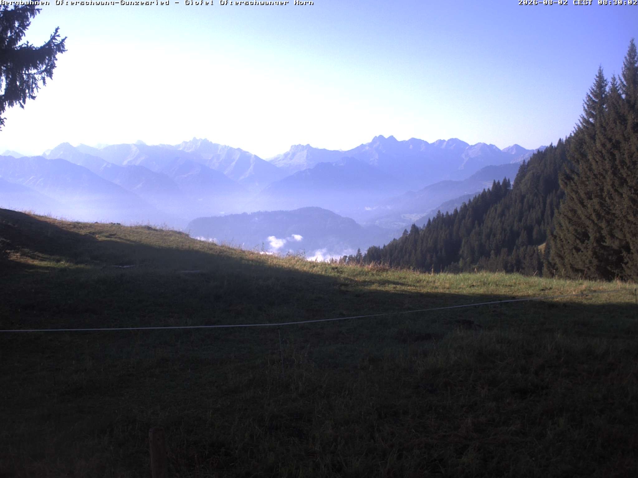 Archiv Foto Webcam Gipfel Ofterschwanger Horn, 1.406 m