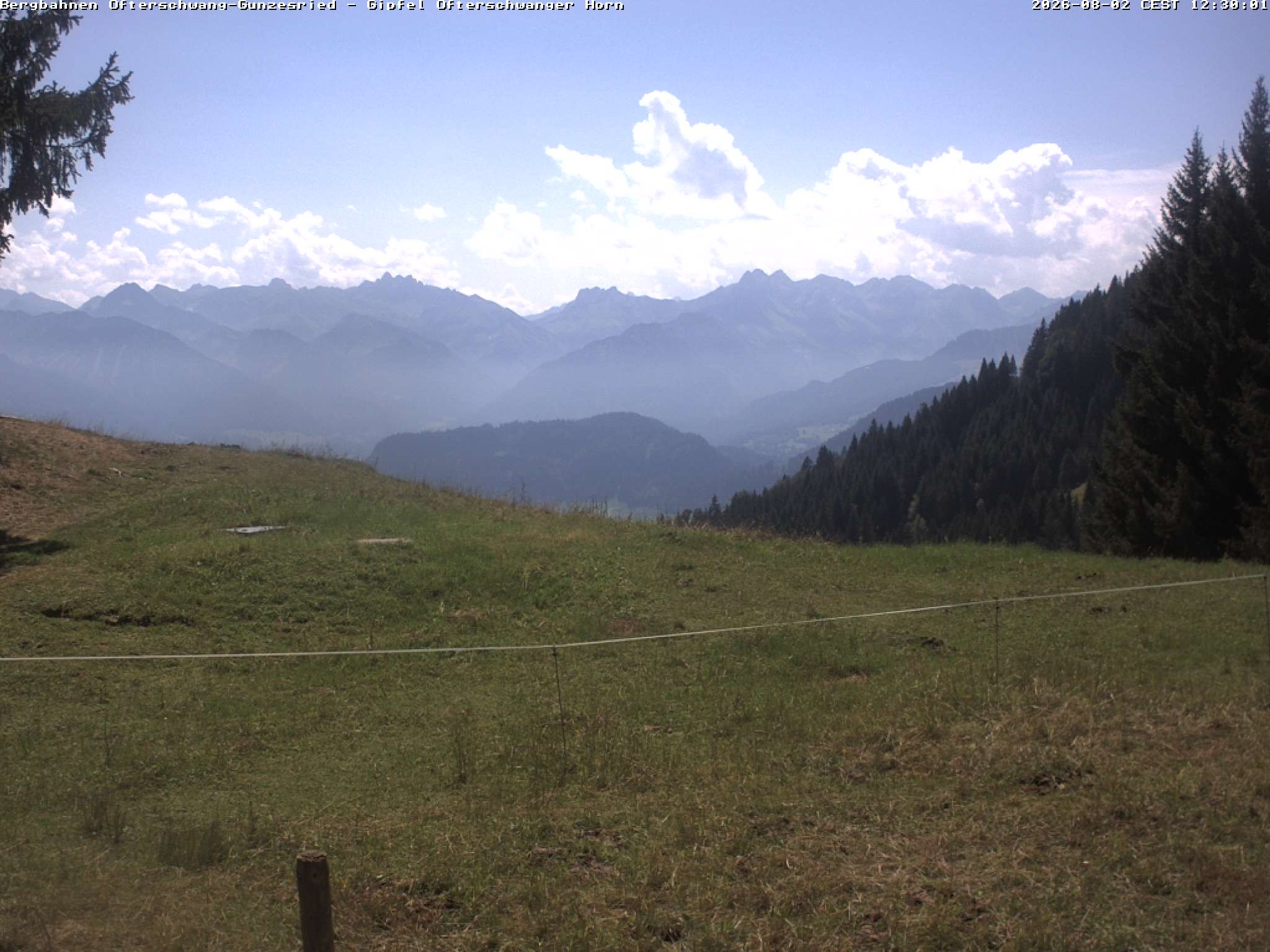 Archiv Foto Webcam Gipfel Ofterschwanger Horn, 1.406 m
