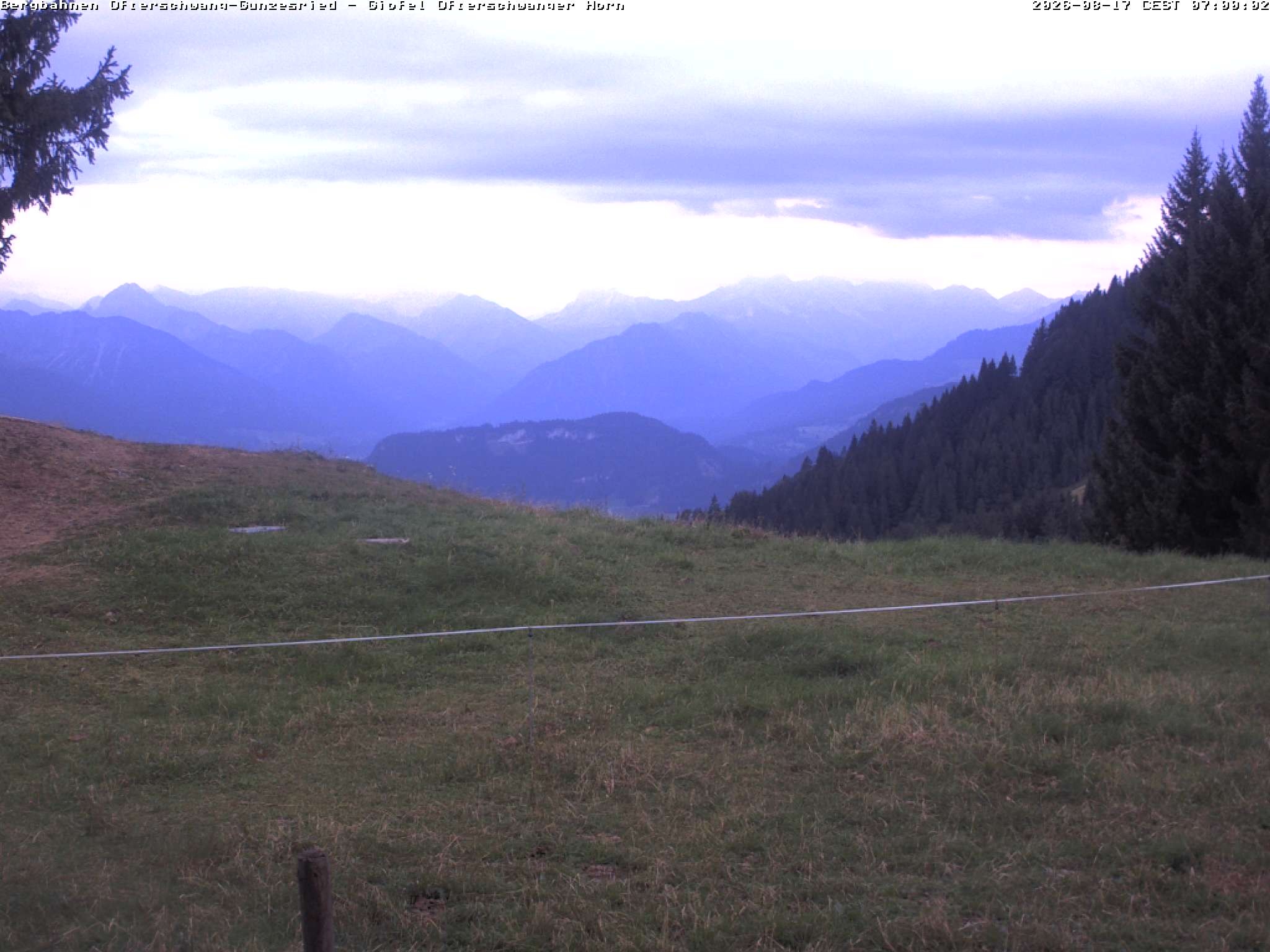 Archiv Foto Webcam Gipfel Ofterschwanger Horn, 1.406 m