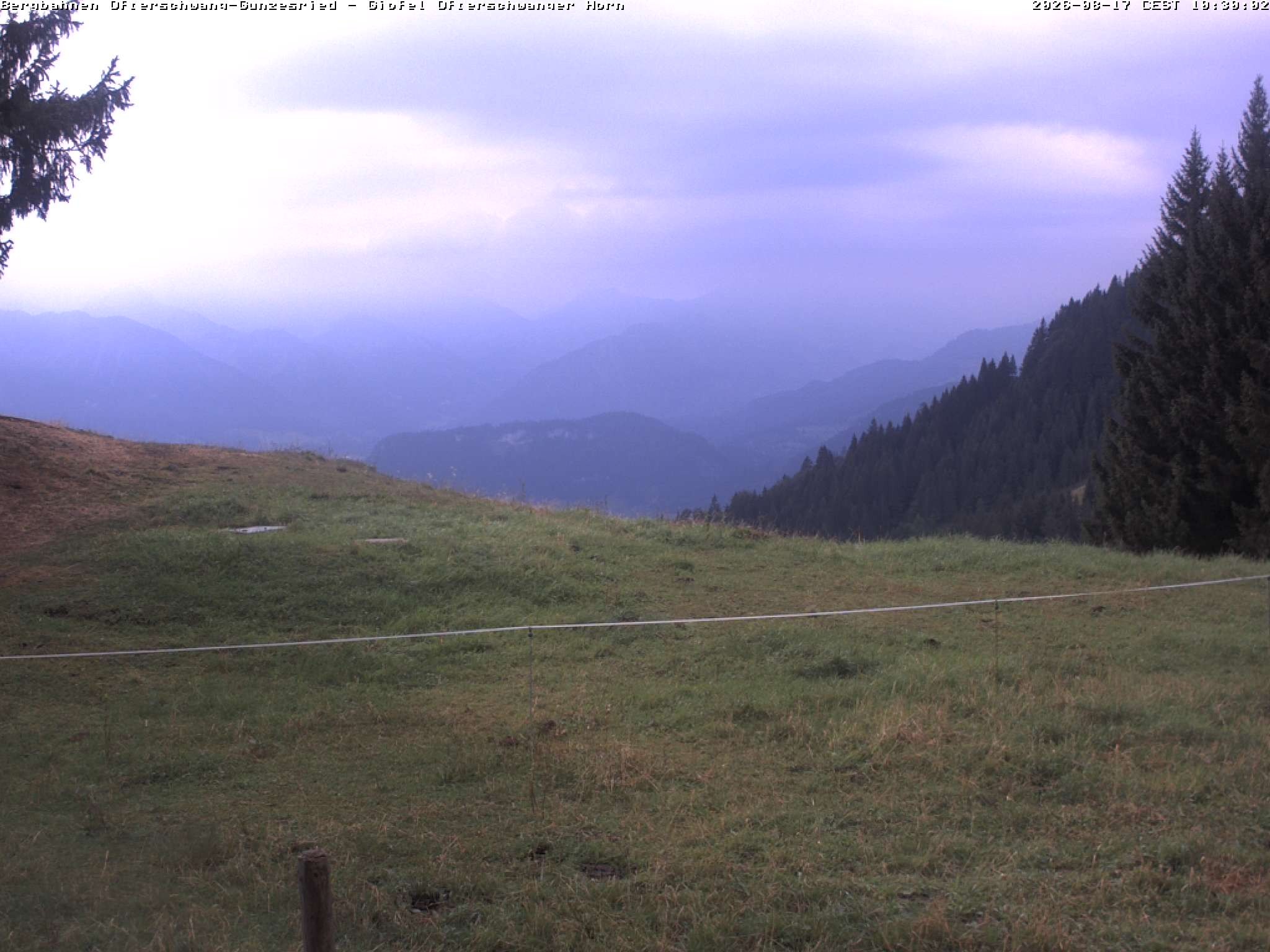 Archiv Foto Webcam Gipfel Ofterschwanger Horn, 1.406 m