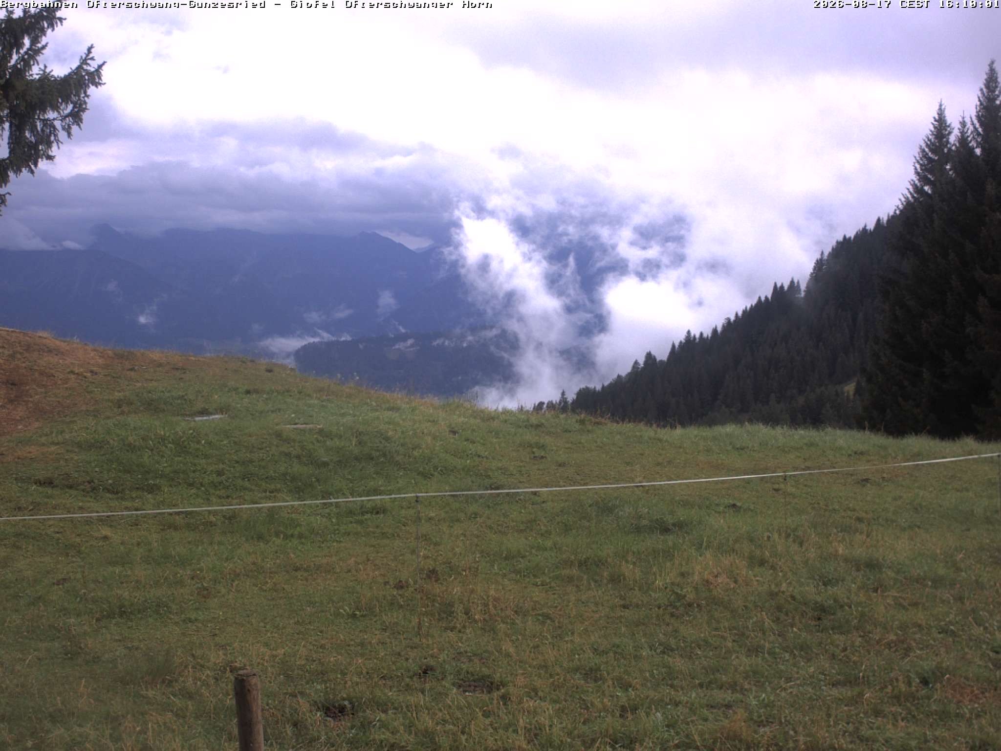 Archiv Foto Webcam Gipfel Ofterschwanger Horn, 1.406 m