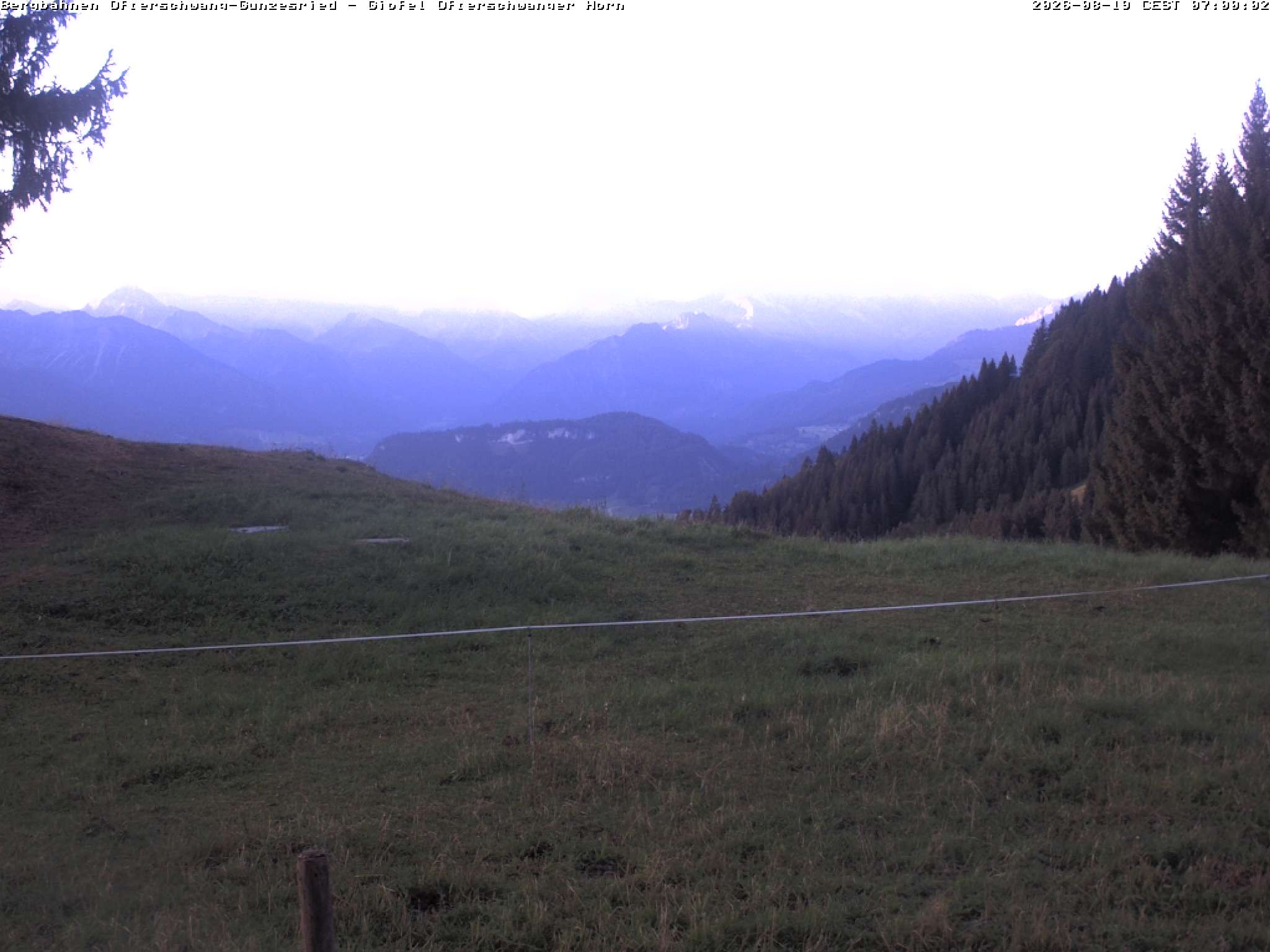 Archiv Foto Webcam Gipfel Ofterschwanger Horn, 1.406 m