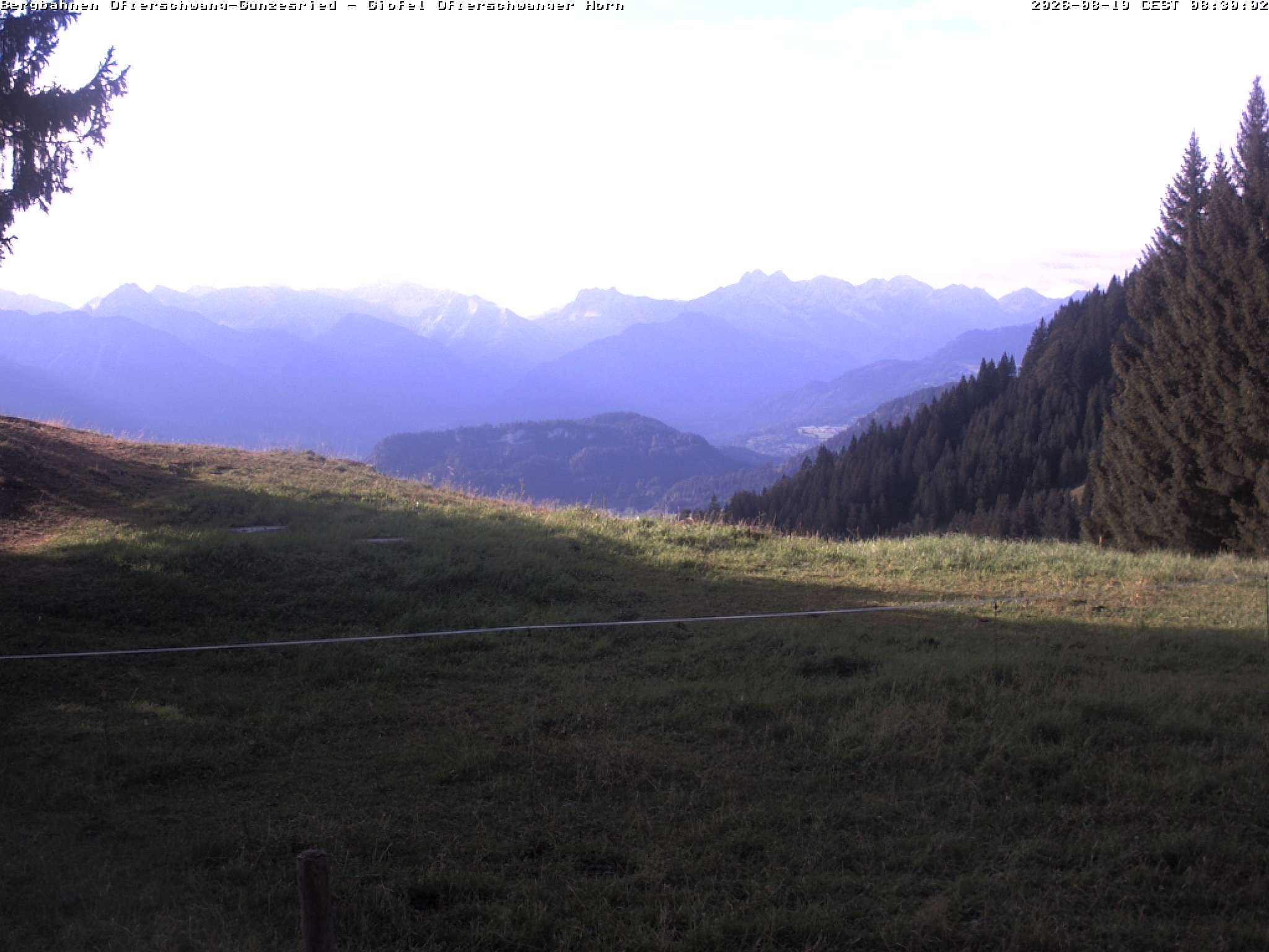 Archiv Foto Webcam Gipfel Ofterschwanger Horn, 1.406 m