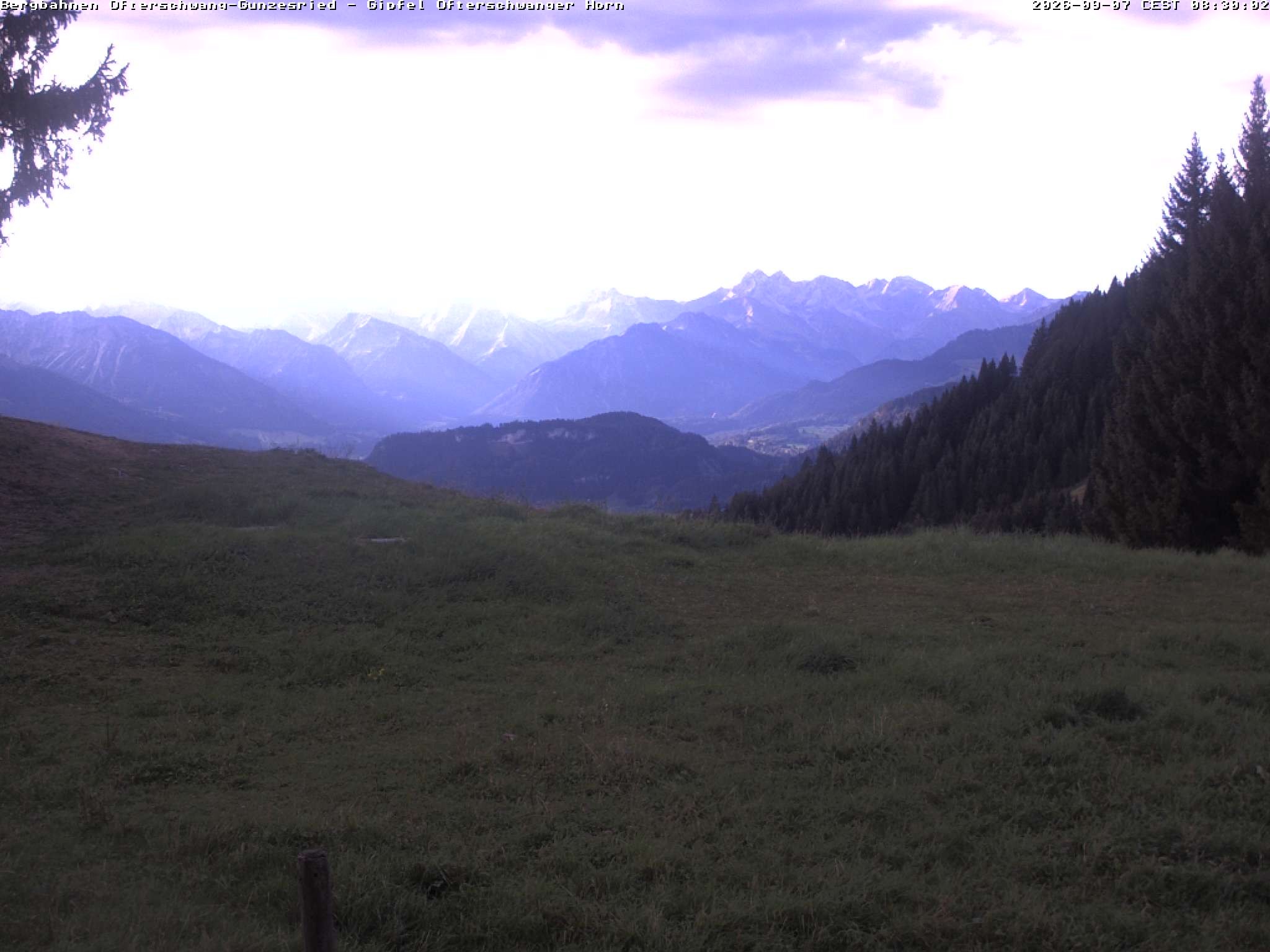 Archiv Foto Webcam Gipfel Ofterschwanger Horn, 1.406 m