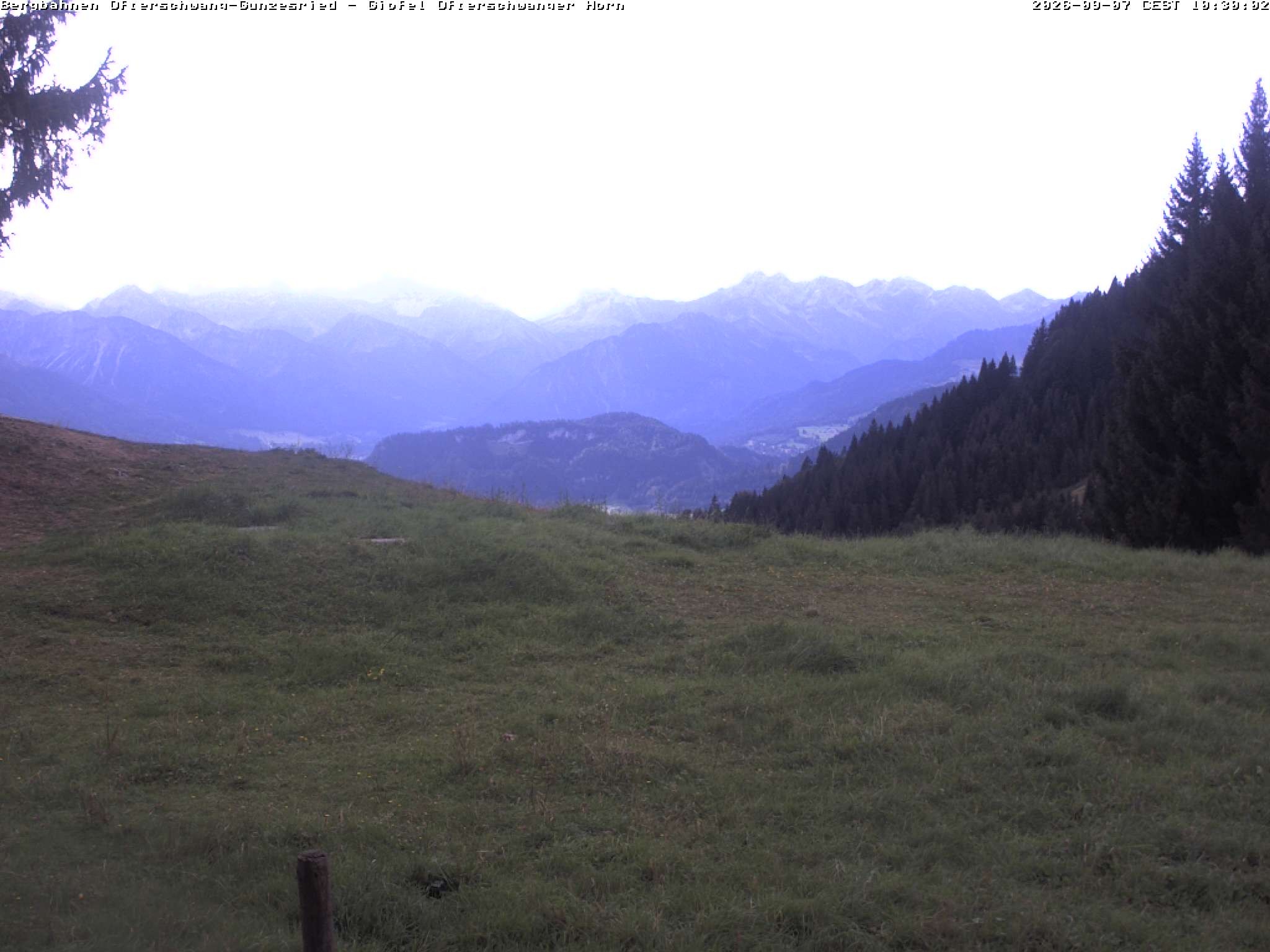 Archiv Foto Webcam Gipfel Ofterschwanger Horn, 1.406 m