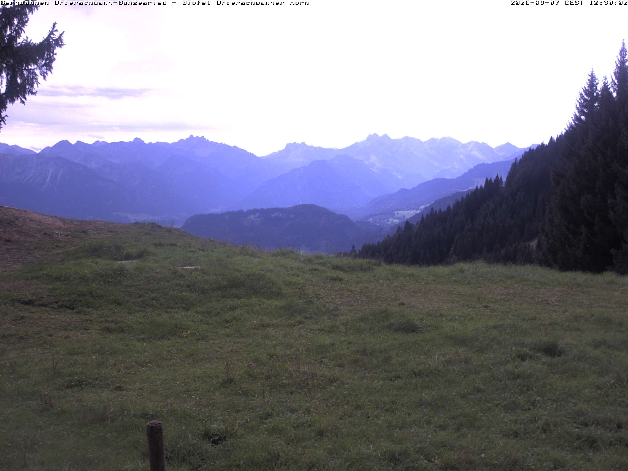 Archiv Foto Webcam Gipfel Ofterschwanger Horn, 1.406 m