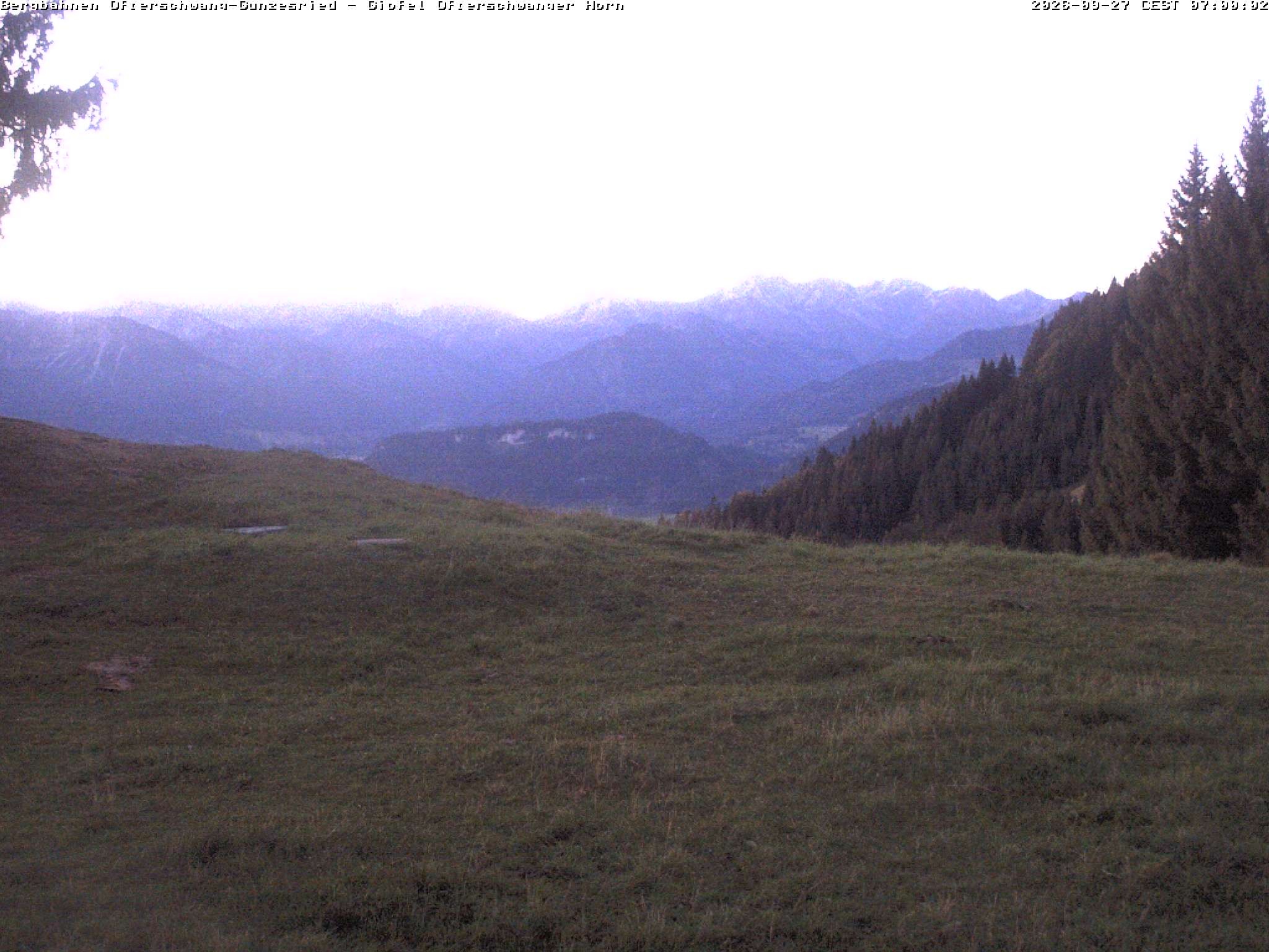Archiv Foto Webcam Gipfel Ofterschwanger Horn, 1.406 m