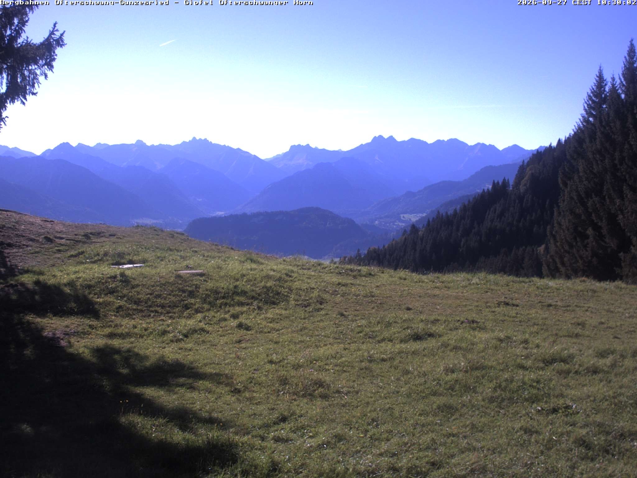 Archiv Foto Webcam Gipfel Ofterschwanger Horn, 1.406 m
