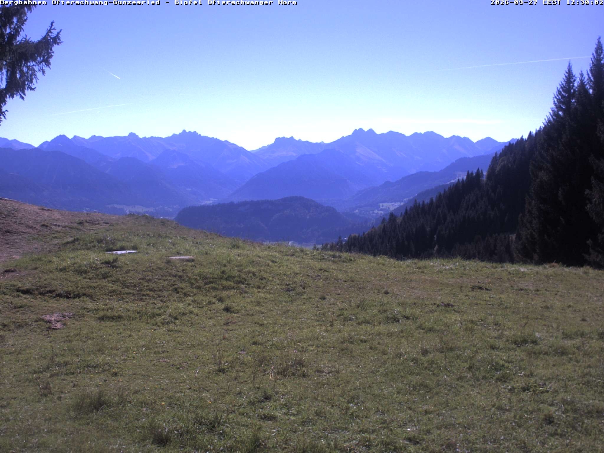 Archiv Foto Webcam Gipfel Ofterschwanger Horn, 1.406 m