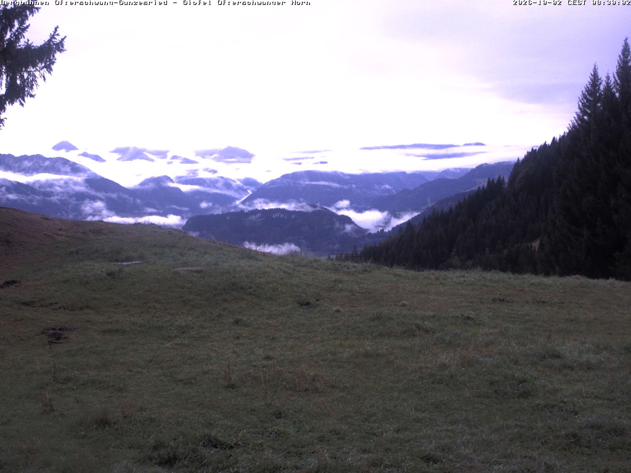 Archiv Foto Webcam Gipfel Ofterschwanger Horn, 1.406 m
