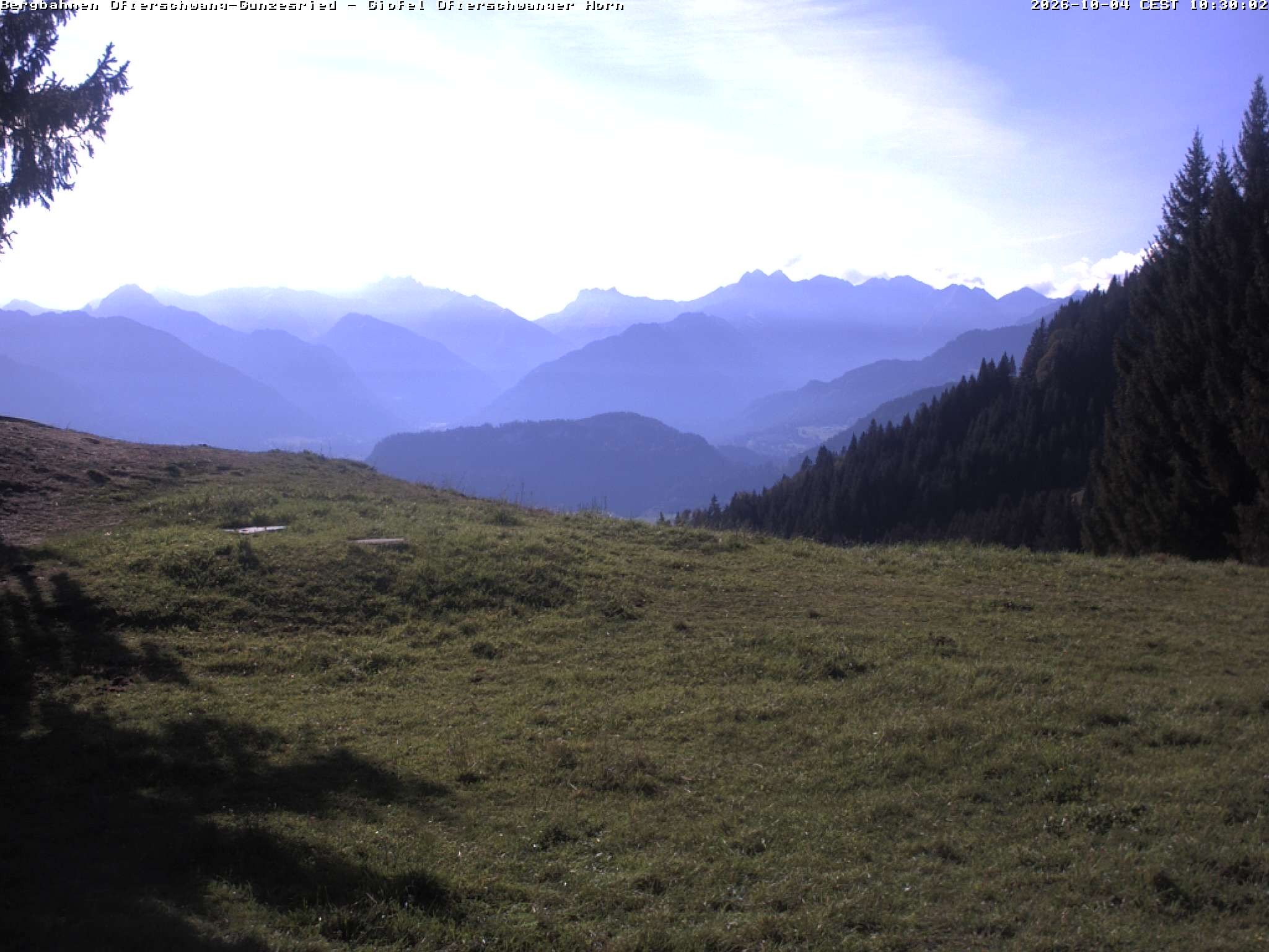 Archived image Webcam Peak of "Ofterschwanger Horn", 1.406 m