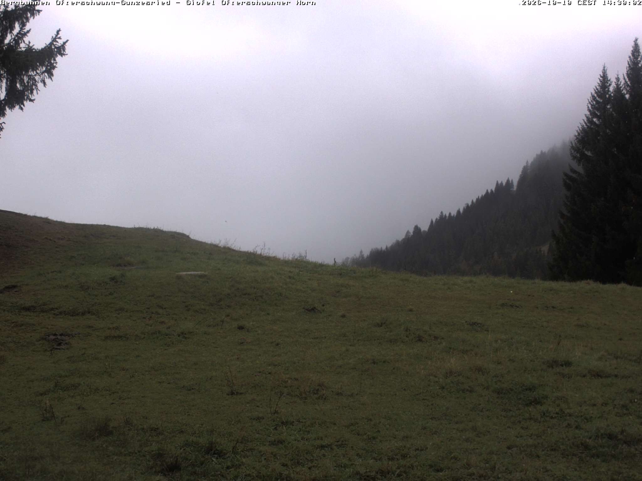 Archived image Webcam Peak of "Ofterschwanger Horn", 1.406 m